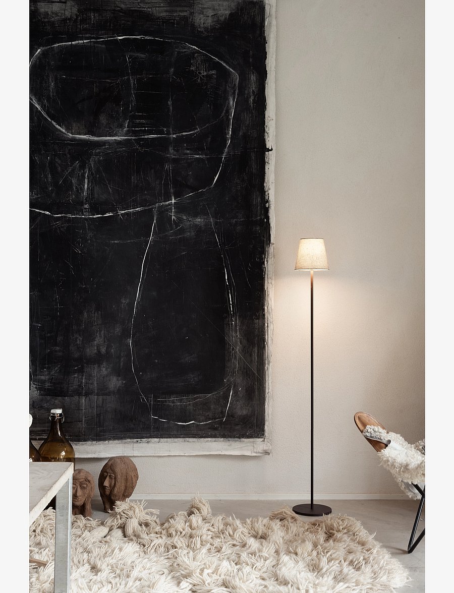 Watt & Veke - Tyra floor portable - mobile lampen - coffee - 5