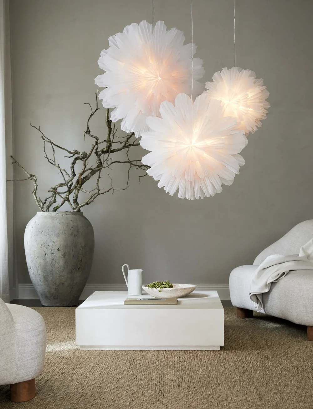 Watt & Veke - Snöblomma 80 White - gwiazdki świąteczne - white - 5