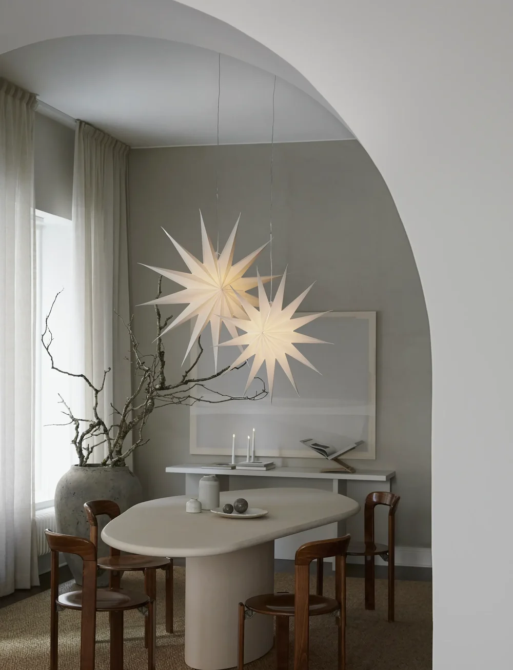 Watt & Veke - Vivi 100 White - joulutähdet - white - 3