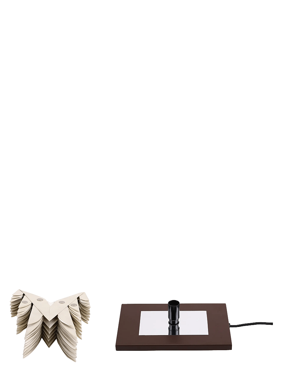Watt & Veke - Mezza Snöblomma - schreibtisch- & tischlampen - white/ coffee - 4
