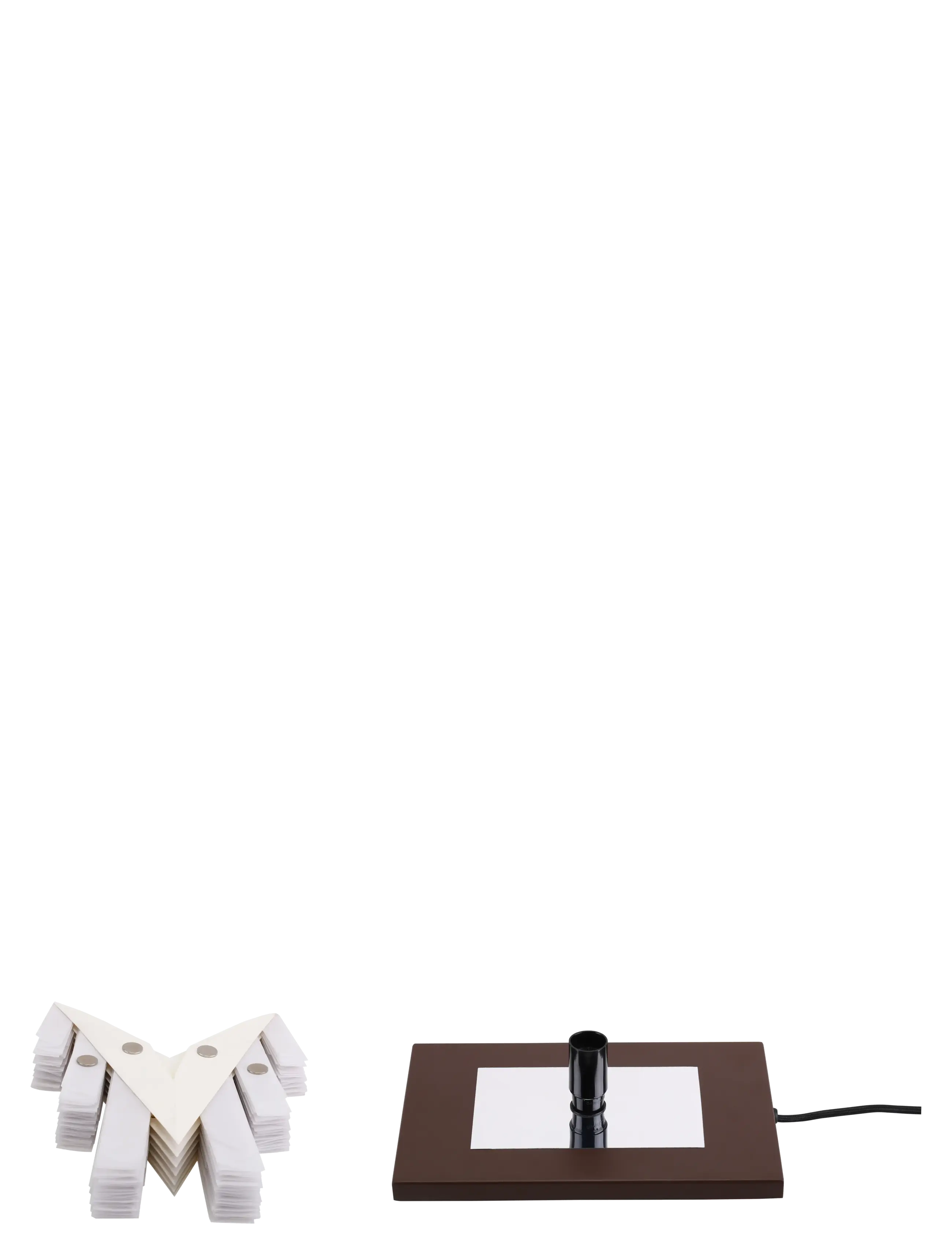 Watt & Veke - Mezza Snöblomma - white/ coffee - 3