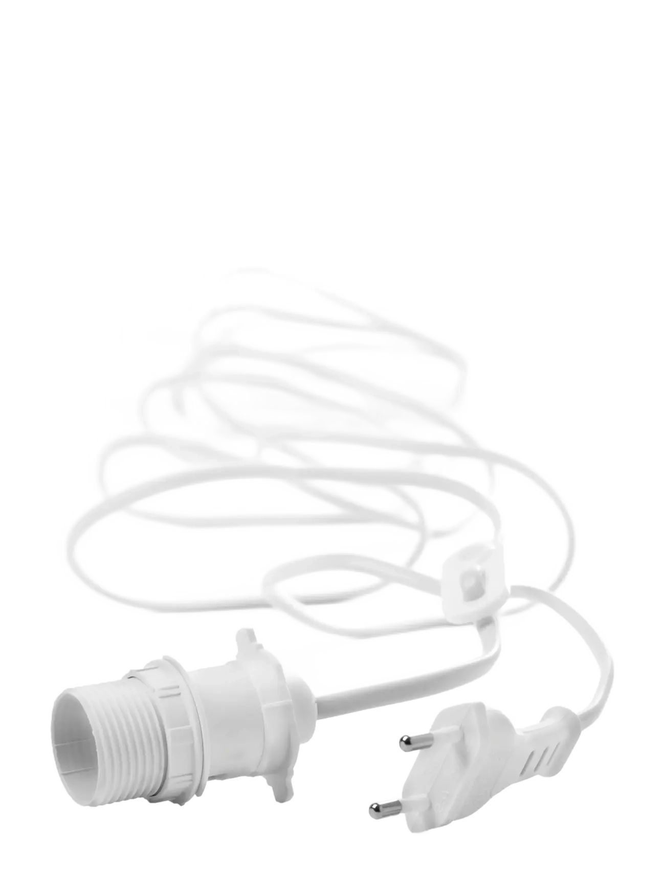 Watt & Veke - Cable 5 m White with switch - ladegeräte - white - 1