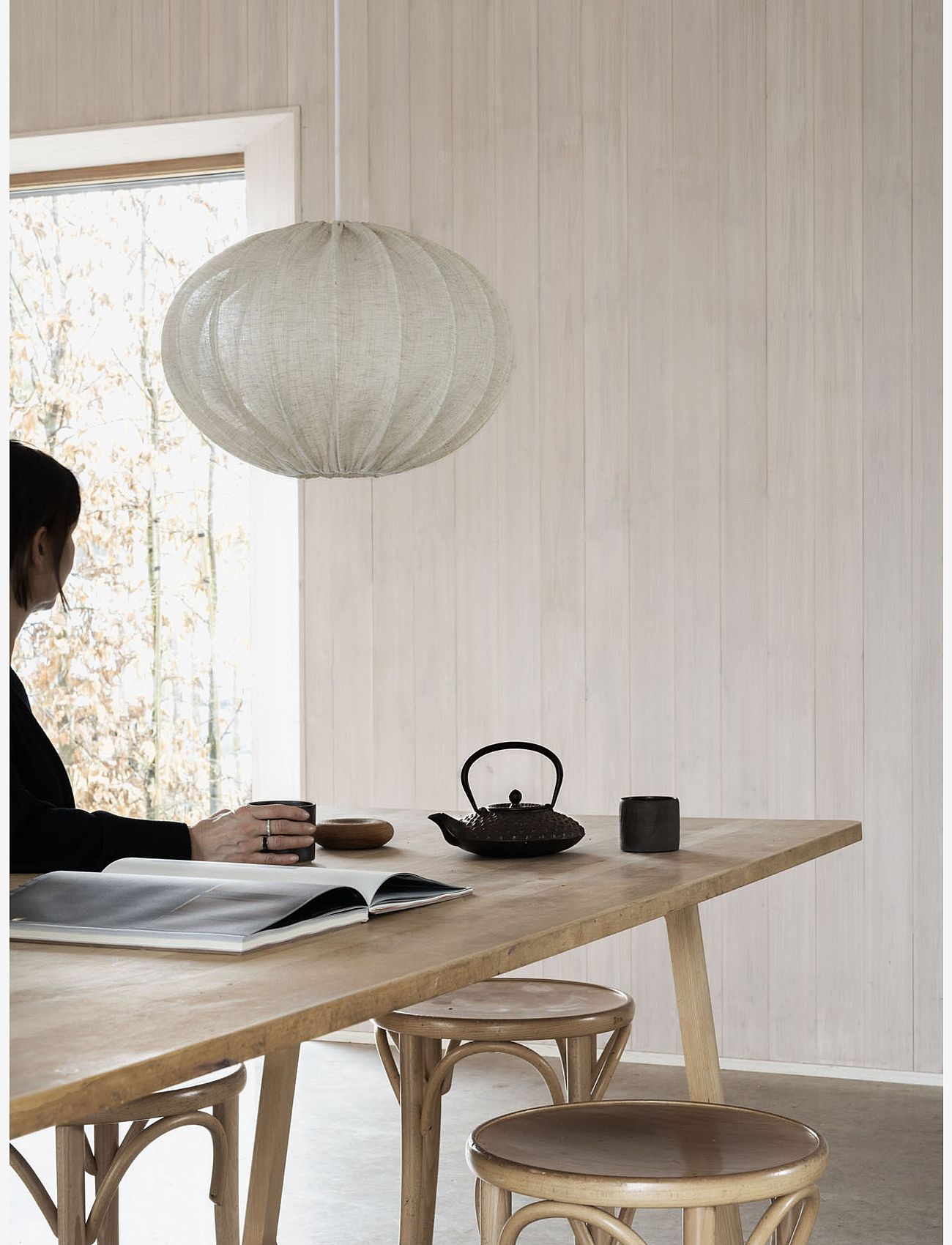 Watt & Veke - Boll Linen - pendellampen - natural - 2