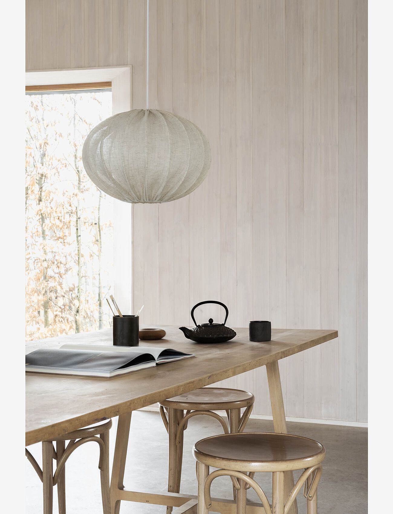 Watt & Veke - Boll Linen - pendellampen - natural - 3