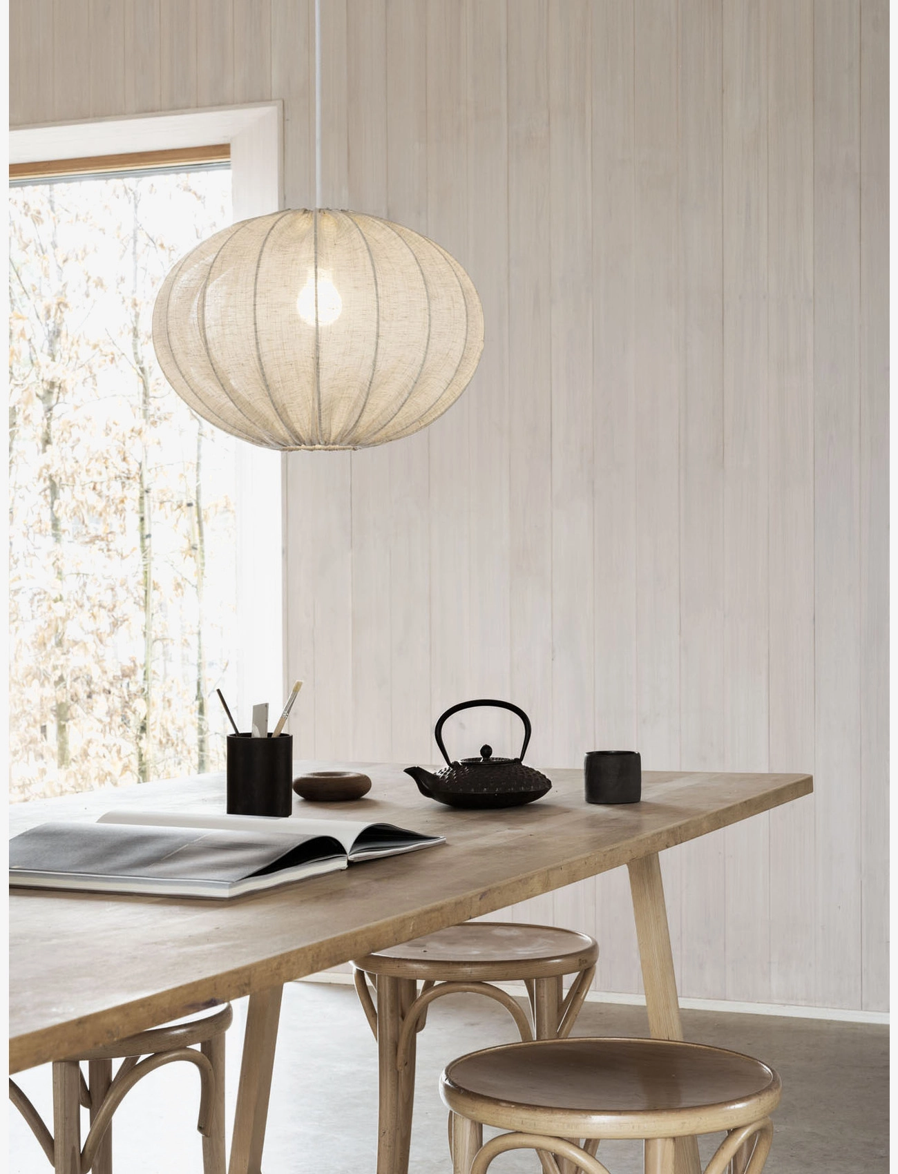 Watt & Veke - Boll Linen - pendellampen - natural - 4
