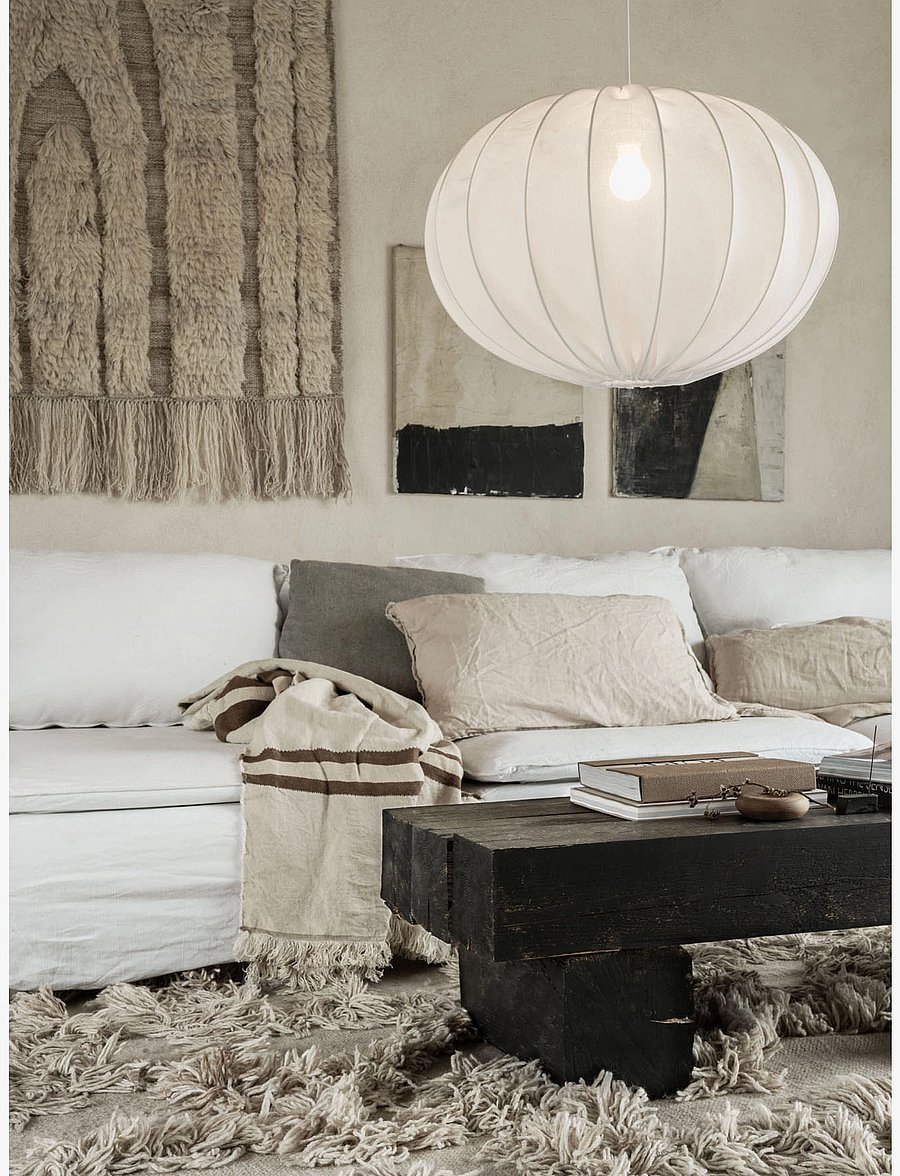 Watt & Veke - Boll Linen - pendler - natural - 2