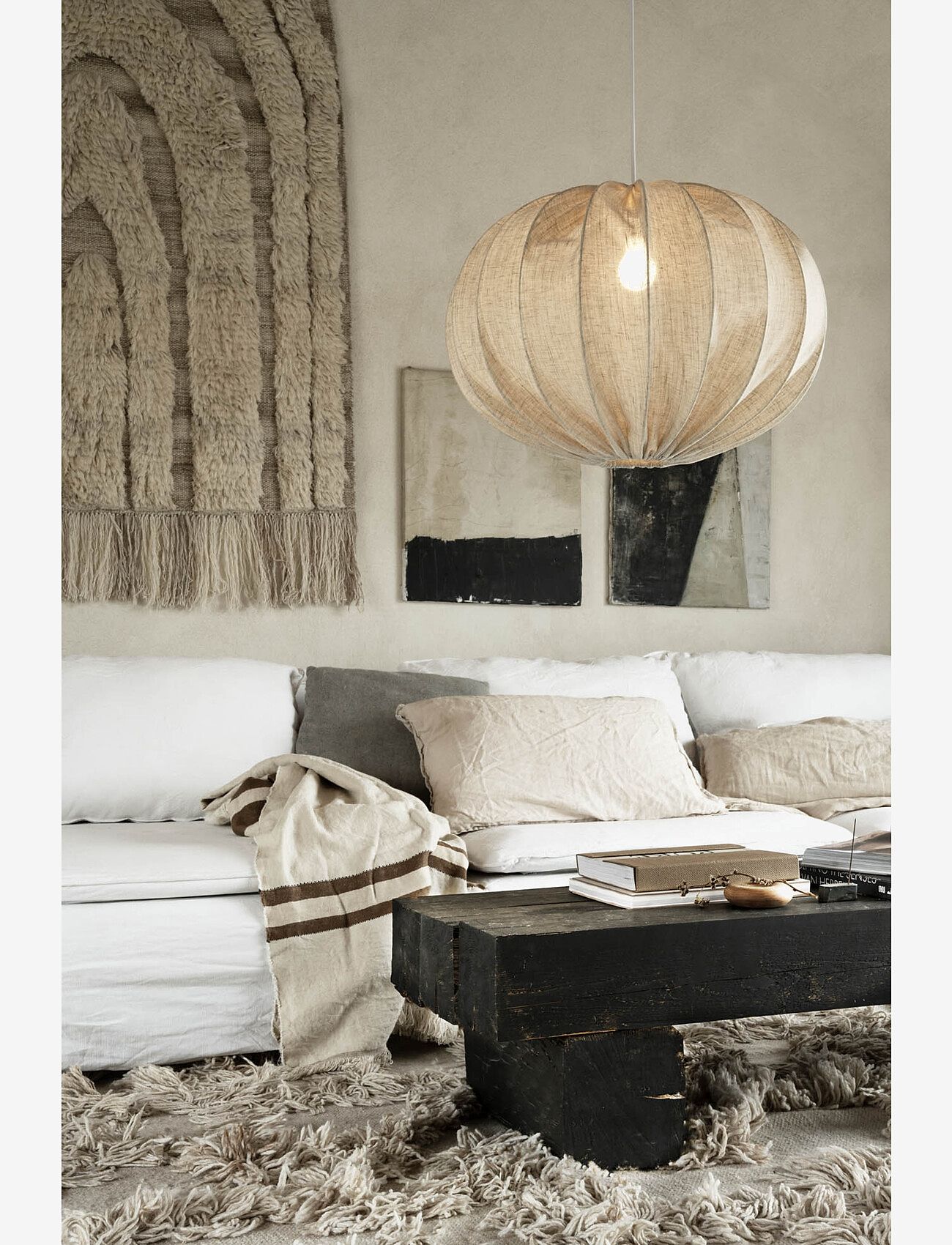 Watt & Veke - Boll 65 linen White - pendler - white - 3