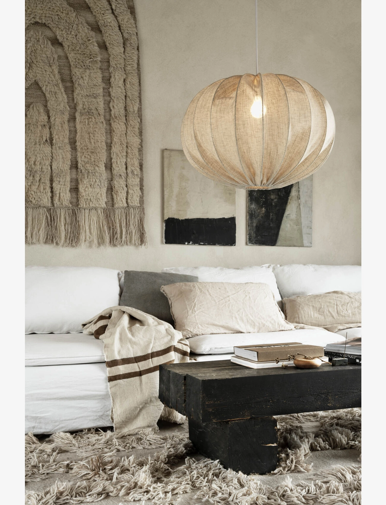 Watt & Veke - Boll 65 linen White - pendler - white - 3