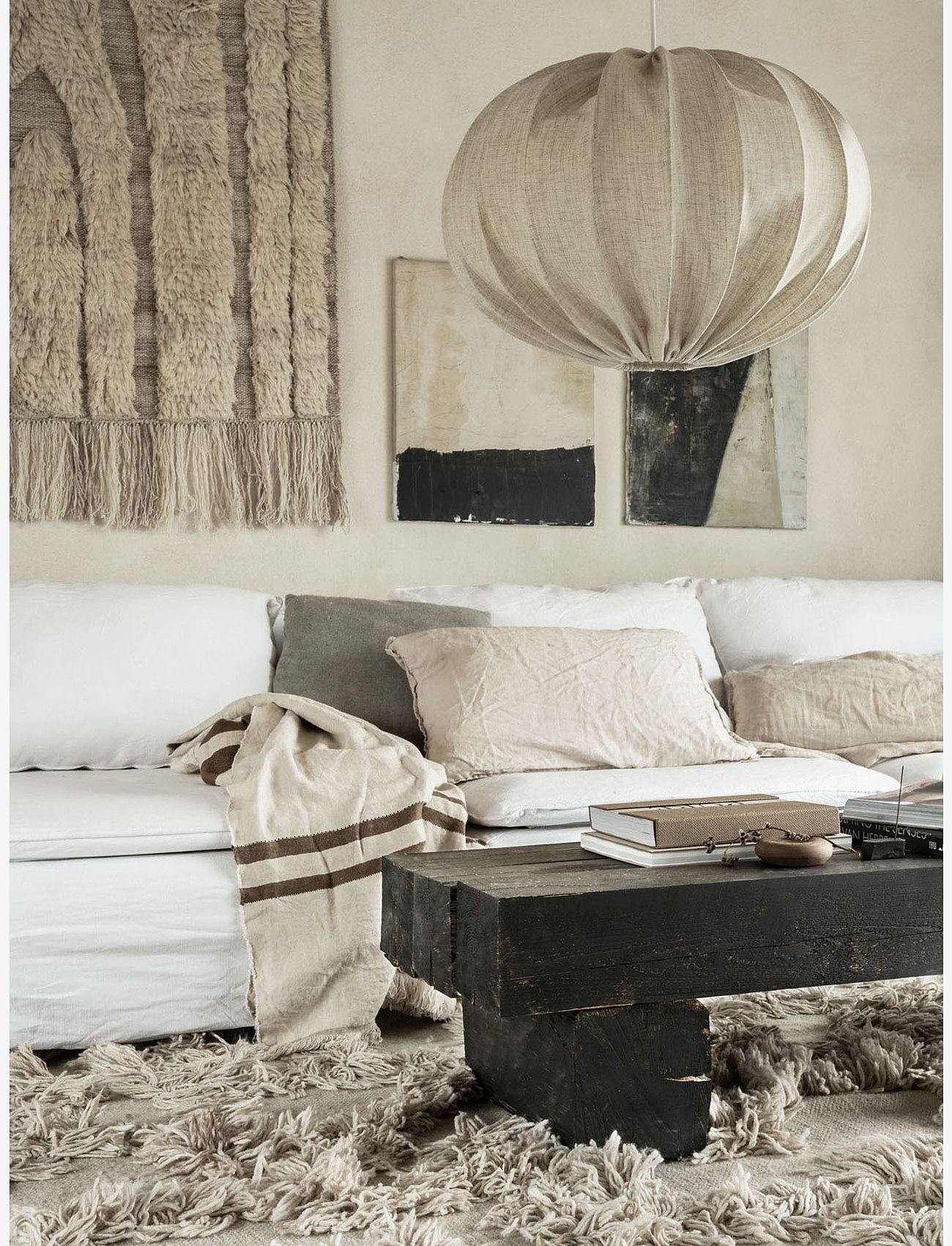 Watt & Veke - Boll 65 linen White - pendler - white - 4