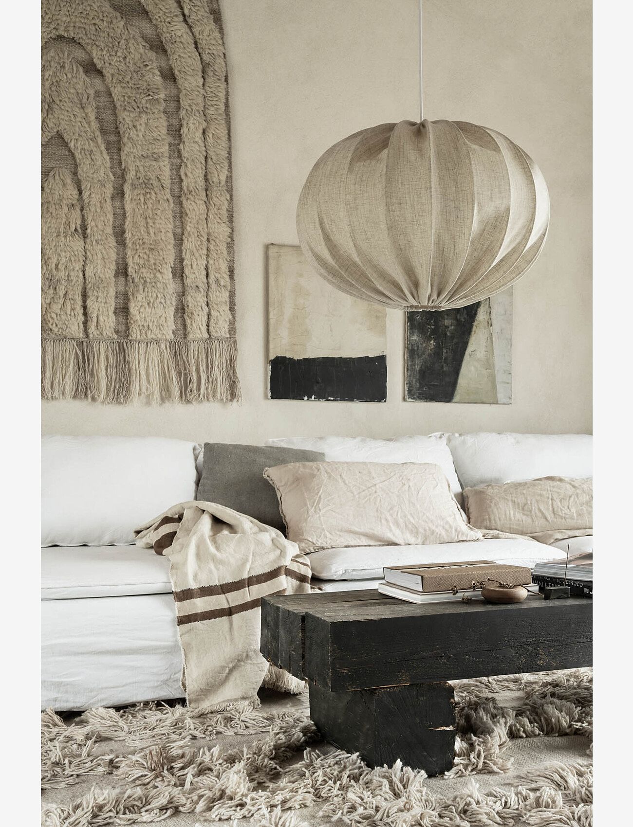 Watt & Veke - Boll 65 linen White - pendler - white - 5