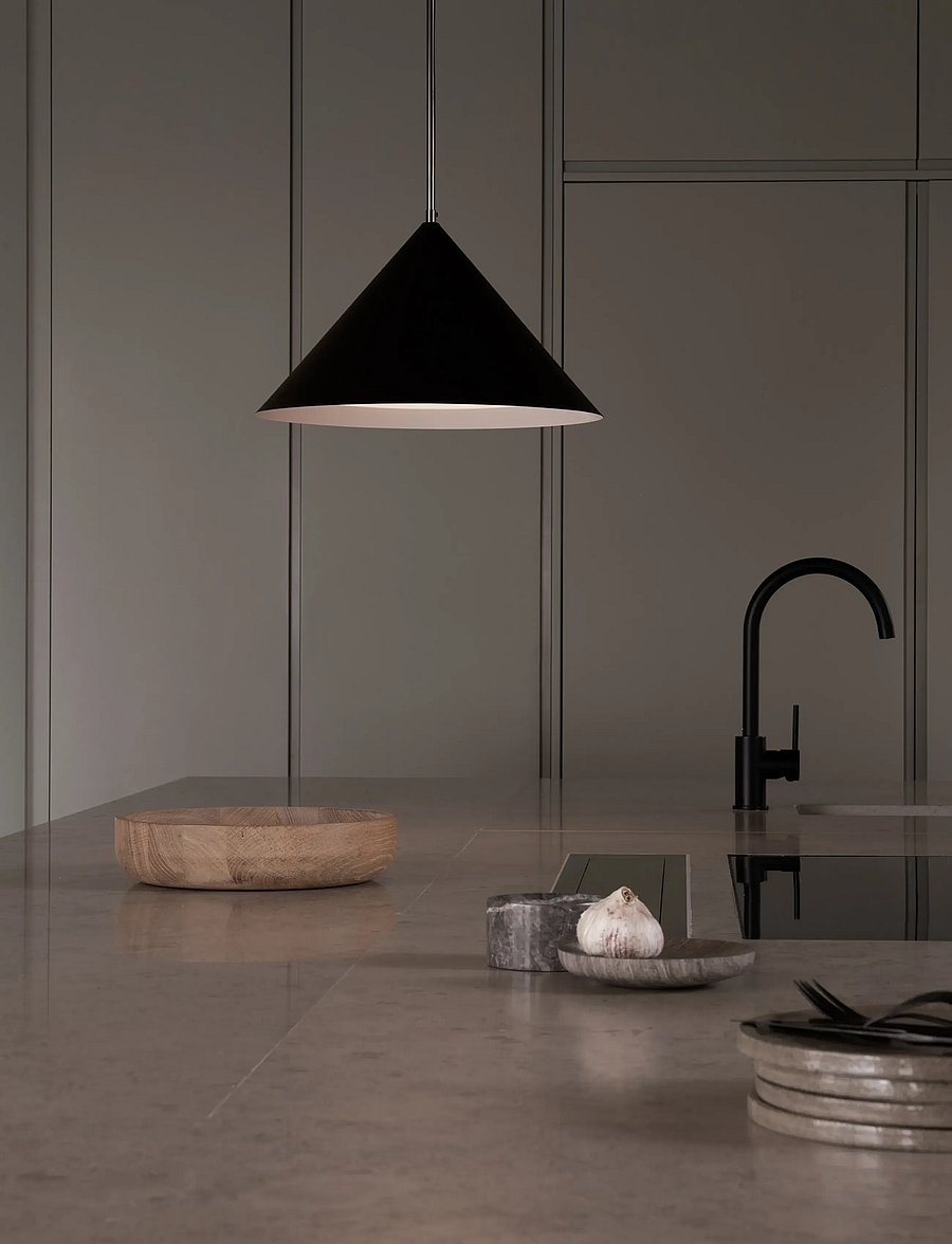 Watt & Veke - Kuro pendant 45 - pendellampen - black - 4