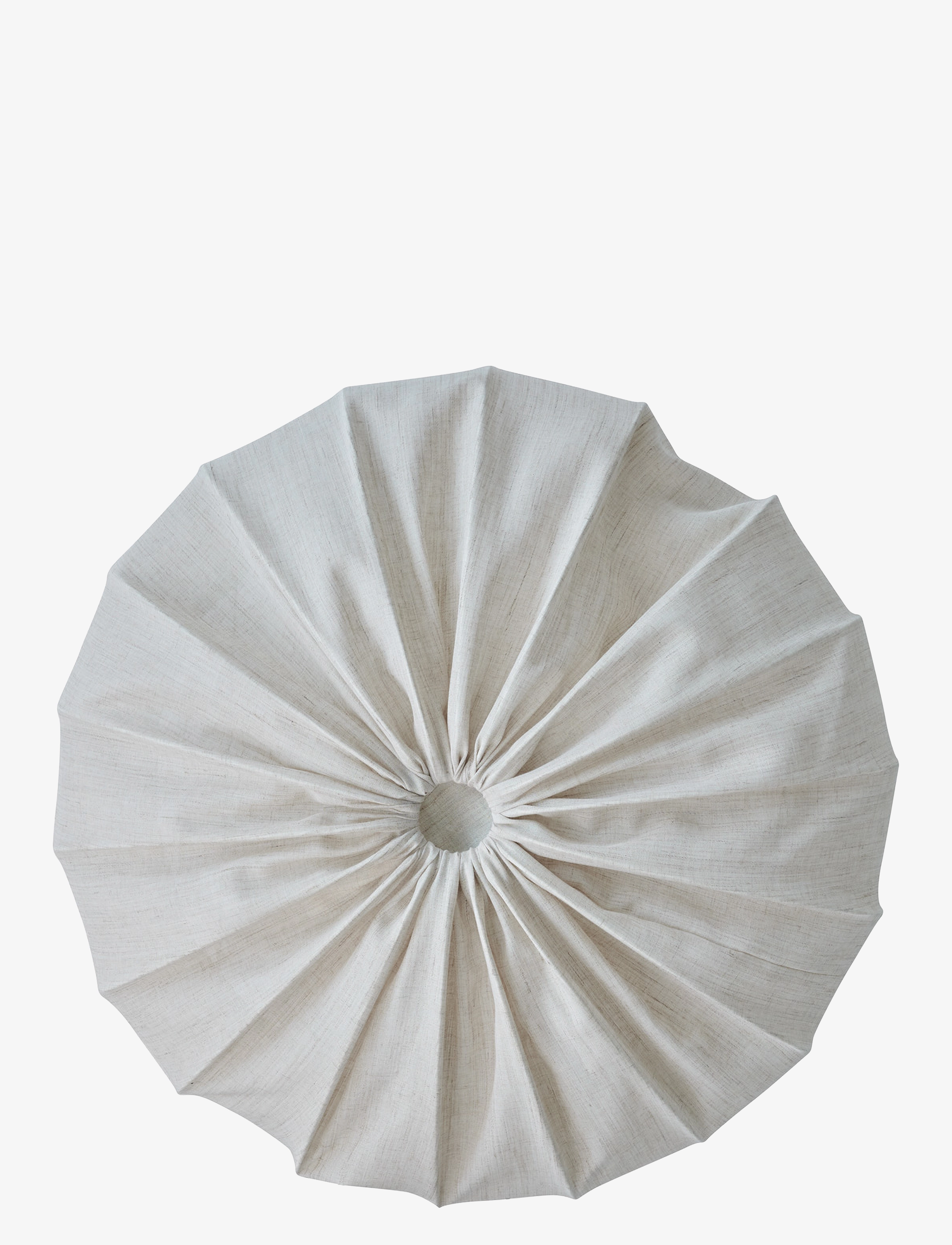 Watt & Veke Anna 80 Hør Natur, Indbygget loftslampe, Beige, Str: Ø 80 cm