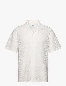 DIDCOT SHIRT CORDED LACE WHITE, Wax London
