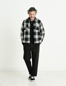 WHITING OVERSHIRT BLACK BEATNIK, Wax London