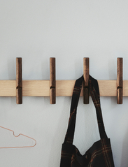 We Do Wood - Reces coat rack - coat hooks & racks - light/dark oak - 6