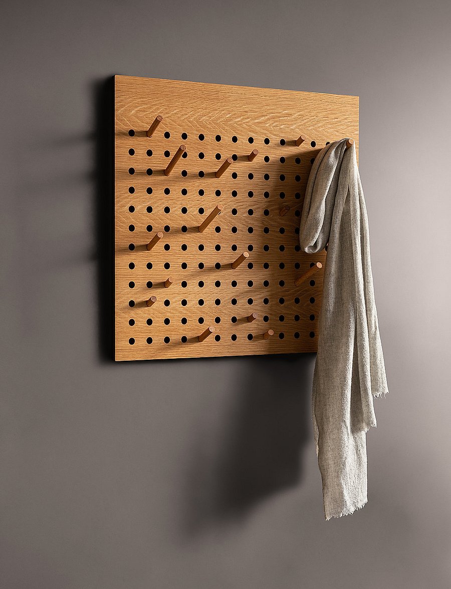 We Do Wood - Scoreboard Square, 60 cm - oak - 2