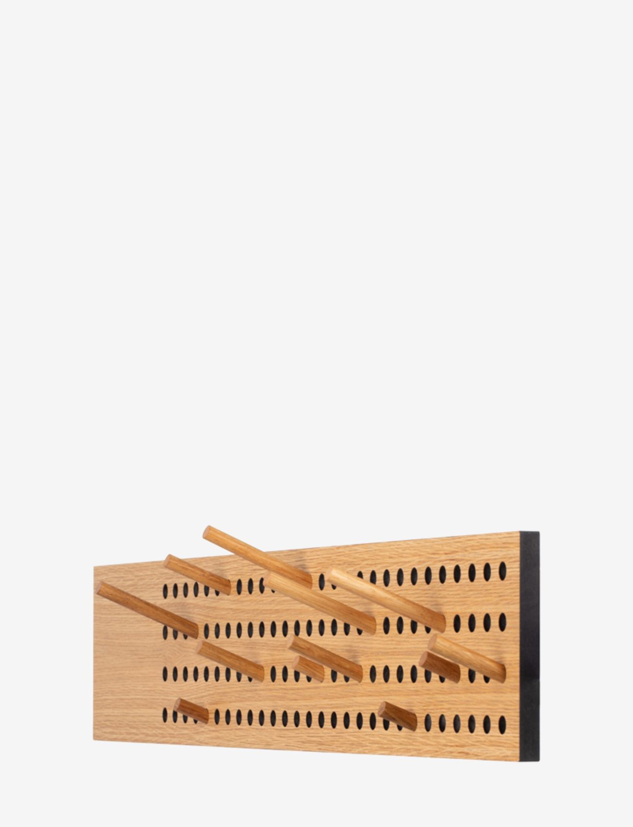 We Do Wood - Scoreboard Large, Horizontal - coat hooks & racks - fsc oak veneer, dots with upcycled plastic - 2