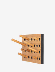 We Do Wood - Scoreboard Small, Horizontal - riputuskonksud ja nagid - fsc oak veneer, dots with upcycled plastic - 3