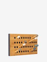 We Do Wood - Scoreboard Small, Horizontal - riputuskonksud ja nagid - fsc oak veneer, dots with upcycled plastic - 4