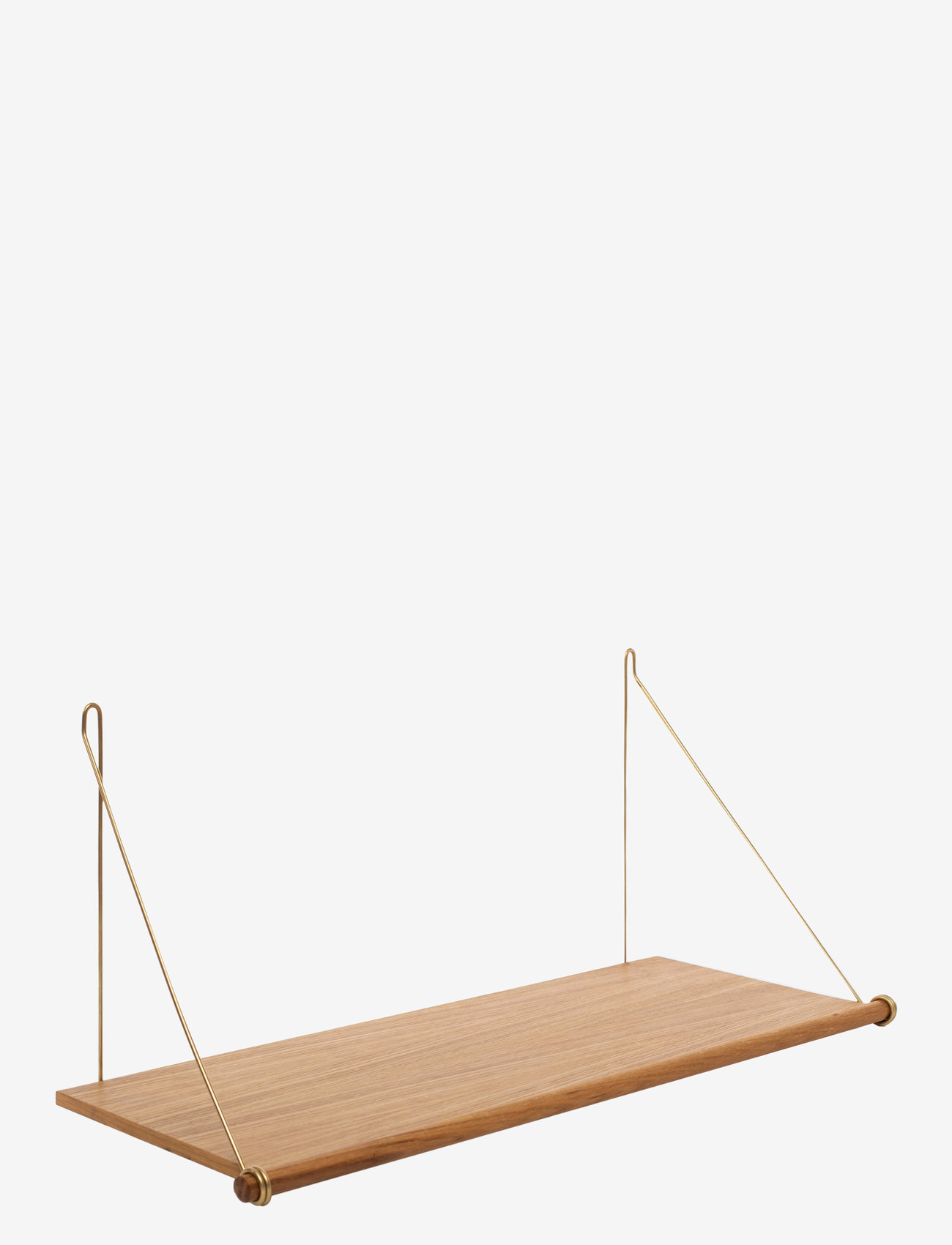 We Do Wood - Loop Shelf - osta hinnan perusteella - oak brass - 1
