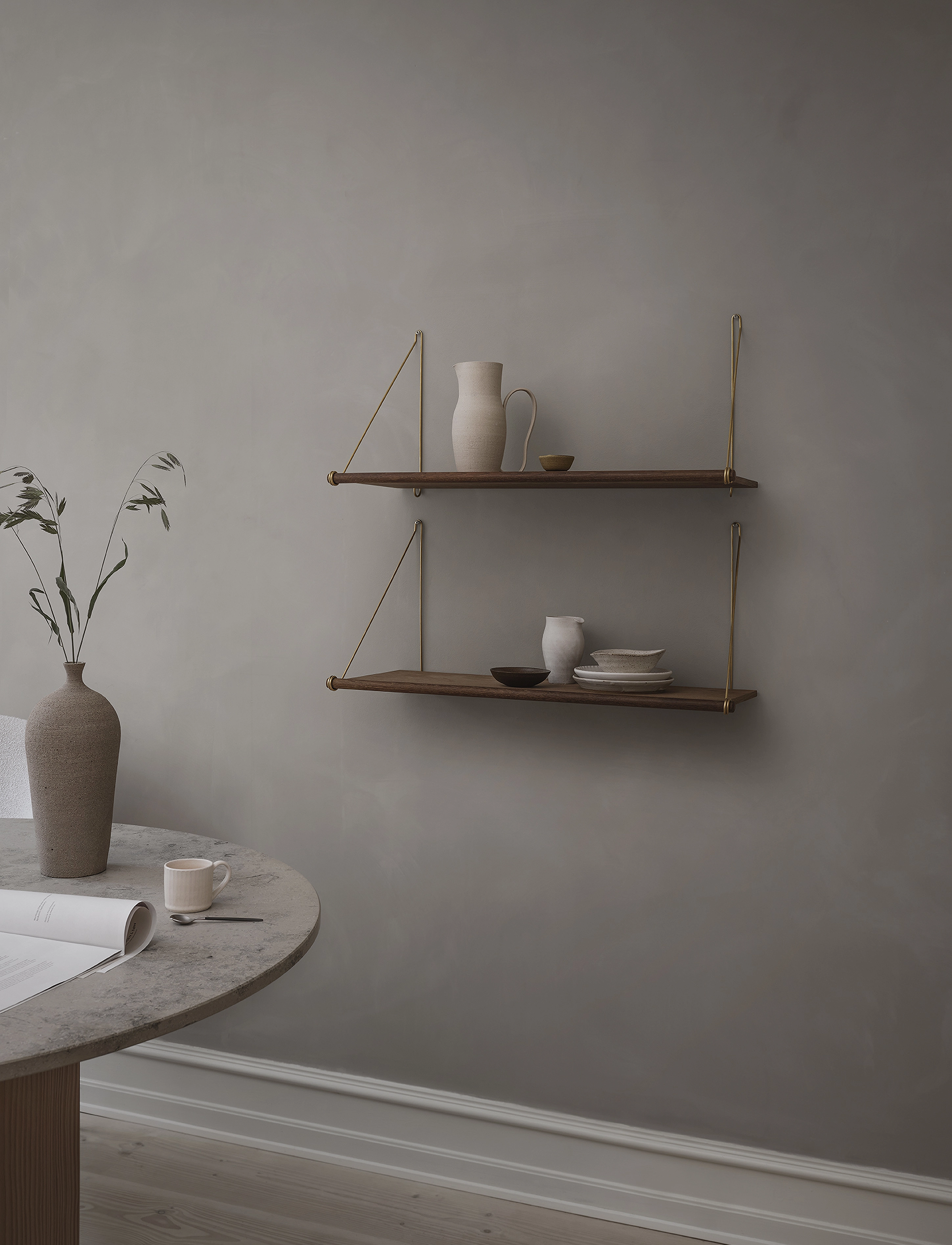 We Do Wood Loop Shelf, One Size, Beige, Møbler > Hylder, Unisex