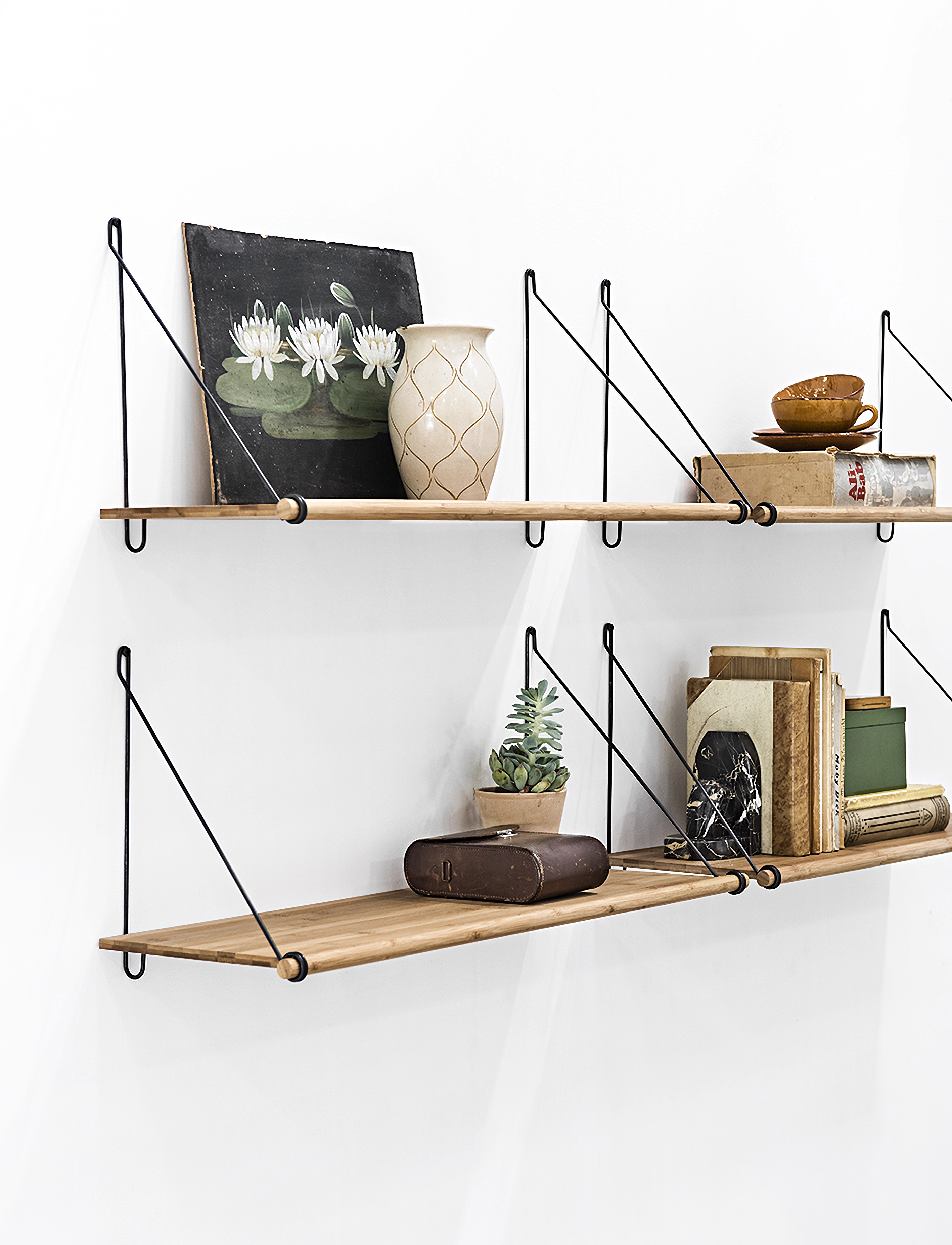 We Do Wood Loop Shelf, One Size, Furniture, Schwarz - Shelves, Homeware