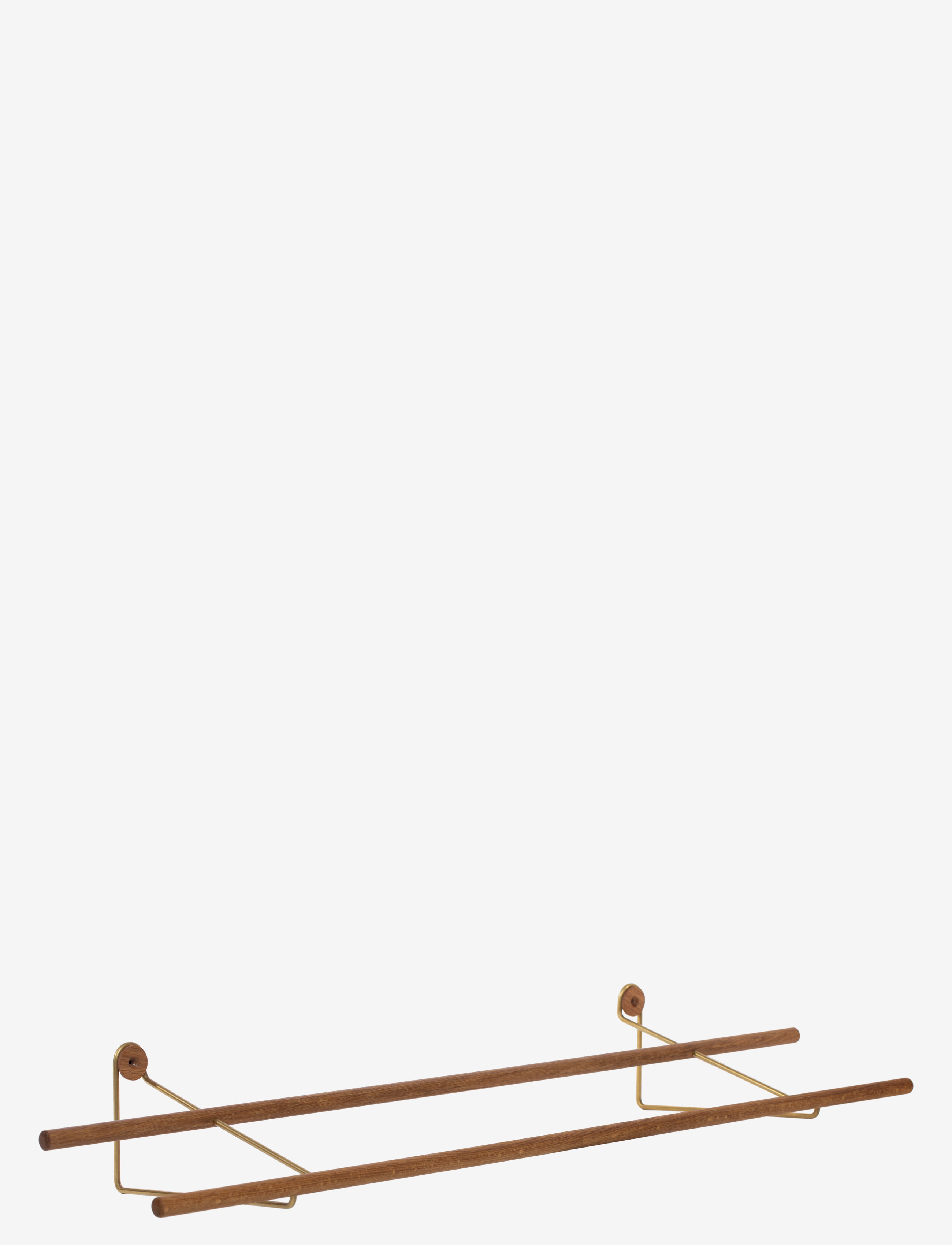 We Do Wood - Shoe Rack, 100 cm - oak brass - 2