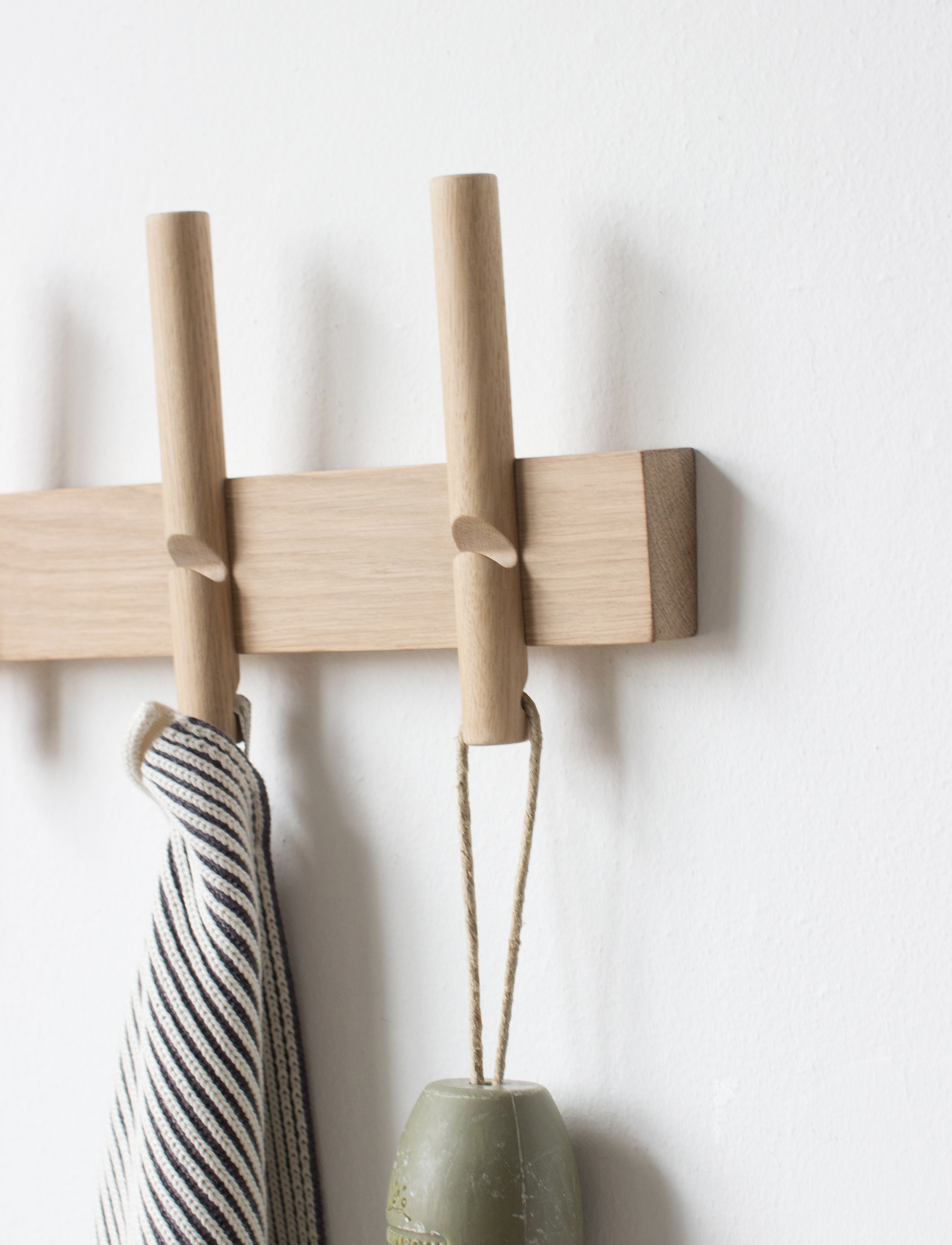 We Do Wood Reces Knagerække, Eg, L:98 cm x 98, Furniture, Braun - Coat Hooks & Racks, Homeware