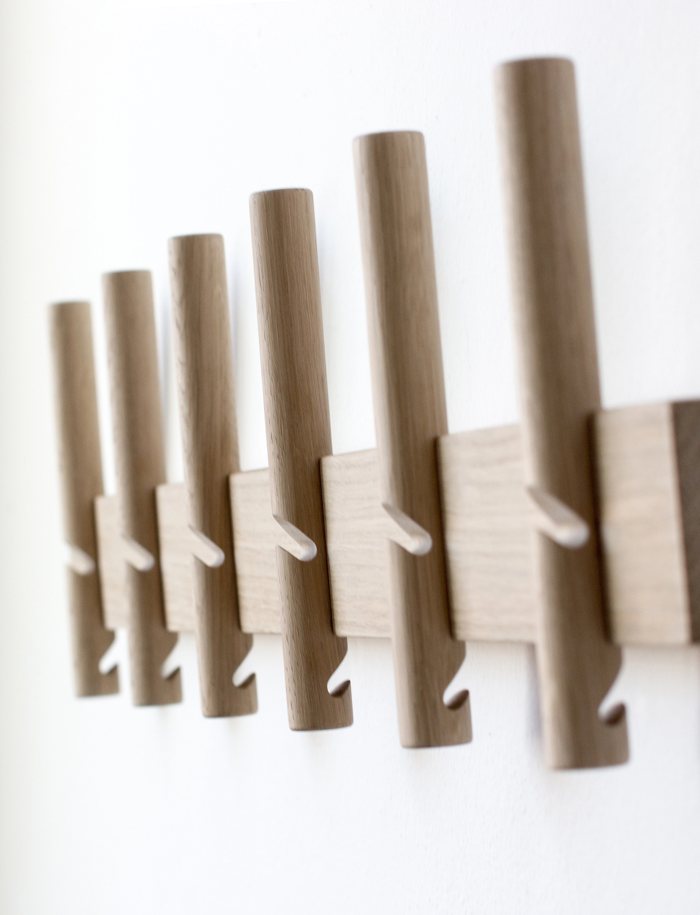 We Do Wood Reces Knagerække Eg, L:78 cm x 78, Furniture, Braun - Coat Hooks & Racks, Homeware