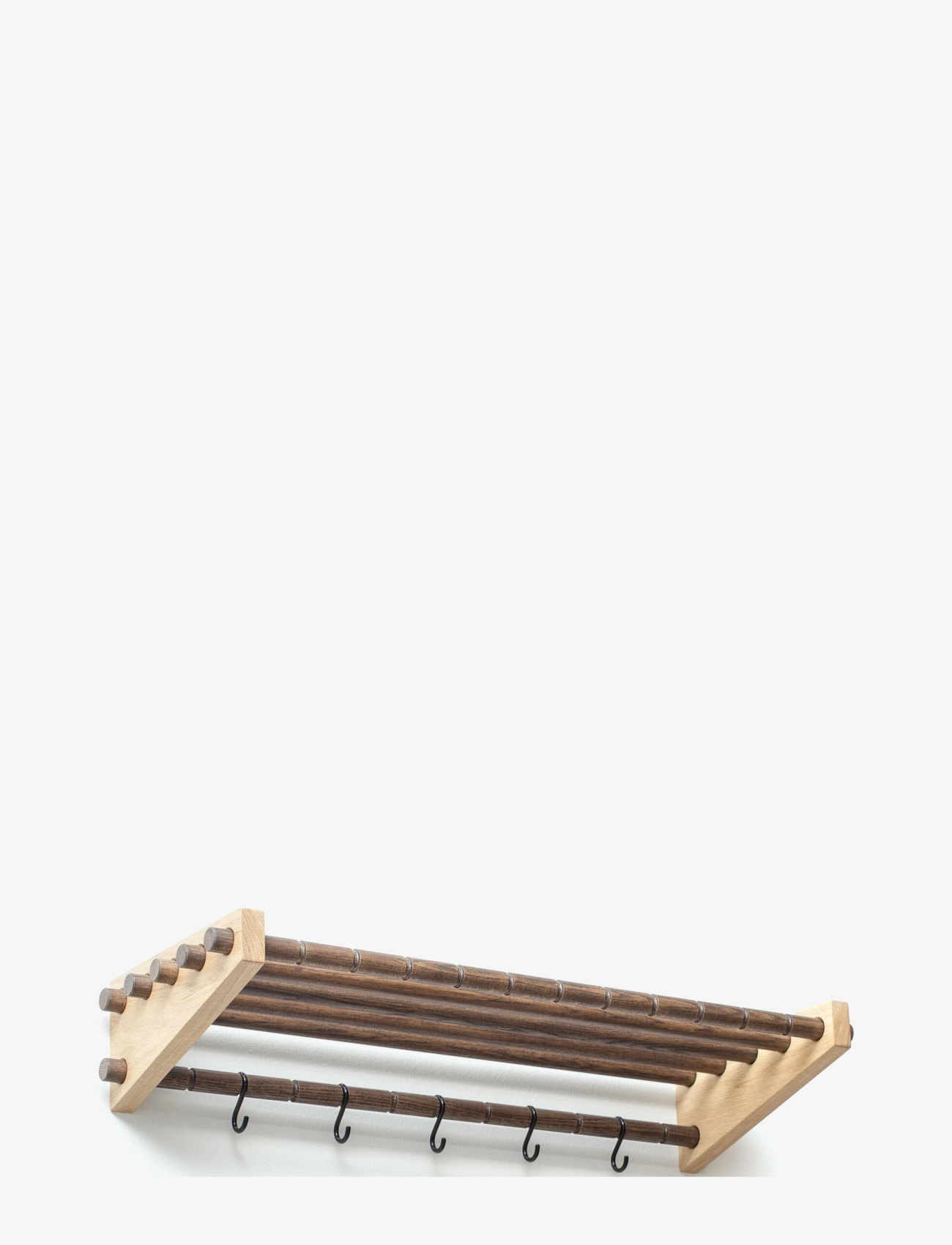 We Do Wood Moodrack Hattehylde, Coat Krog & Racks, Brun, Str: L:78CM x 78