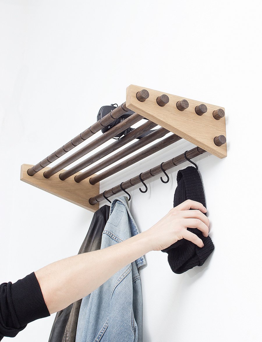 We Do Wood - Moodrack hat shelf - mantlinagid ja riiulid - oak - 5