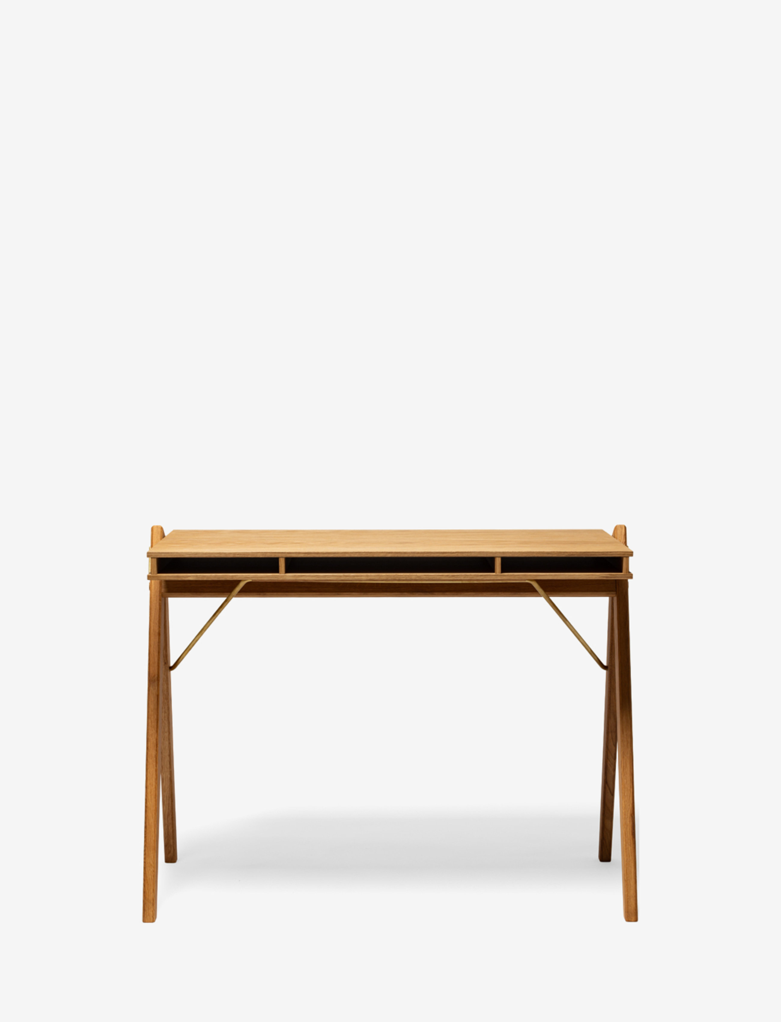 We Do Wood Field Desk, 95X 55X 75 cm, Brown, Borde > Skriveborde, Unisex