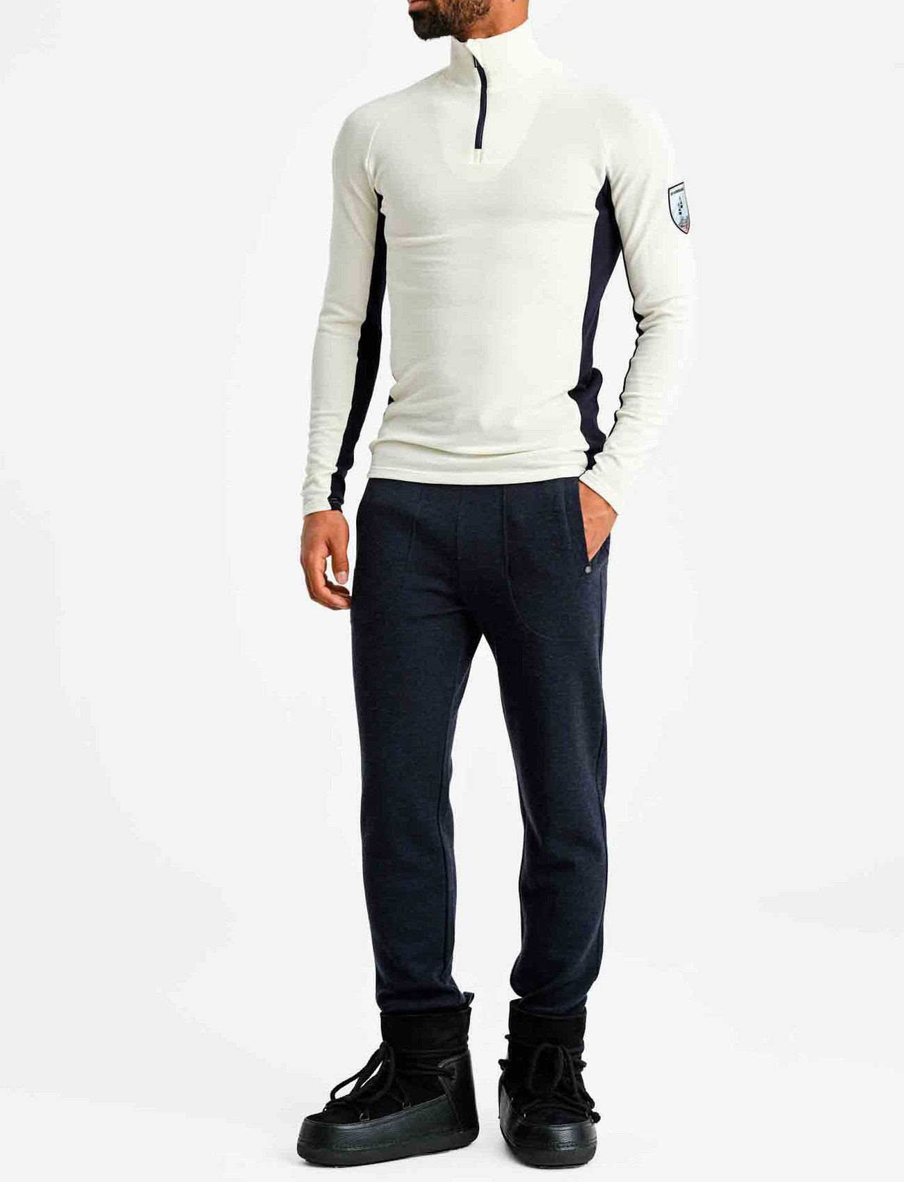 We Norwegians - Voss ZipUp men - iekšējais slānis – augšdaļas apģērbs - off white - 1