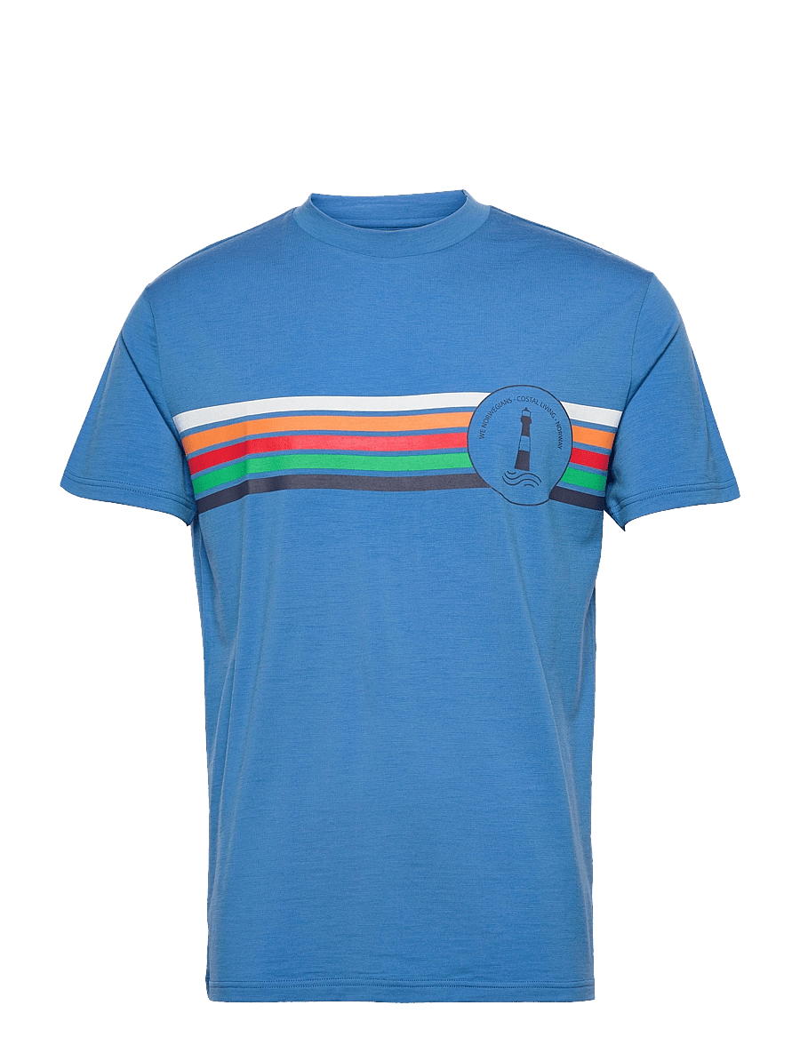 We Norwegians - Heggholmen Tee - blue - 0