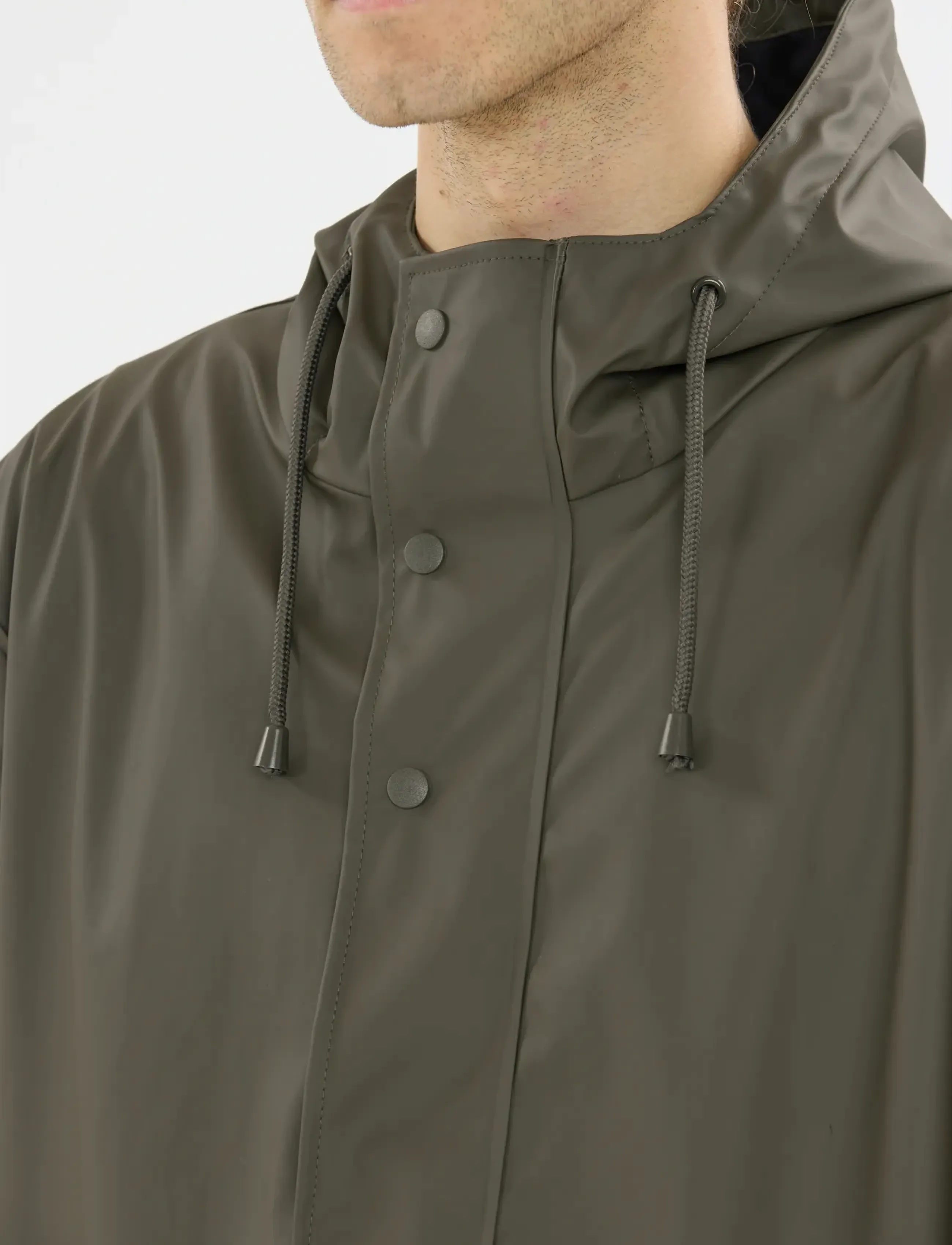 Weather Report Torsten M Rain Jacket, S, Rainwear, Khakigrün - Coats, Männerswear