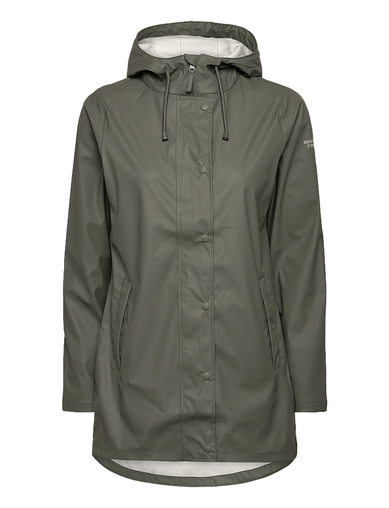 Weather Report - Petra W Rain jacket - outdoor - agave green - 1