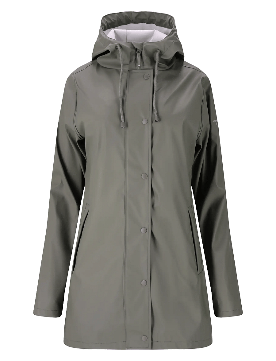Weather Report - Petra W Rain jacket - outdoor - agave green - 1