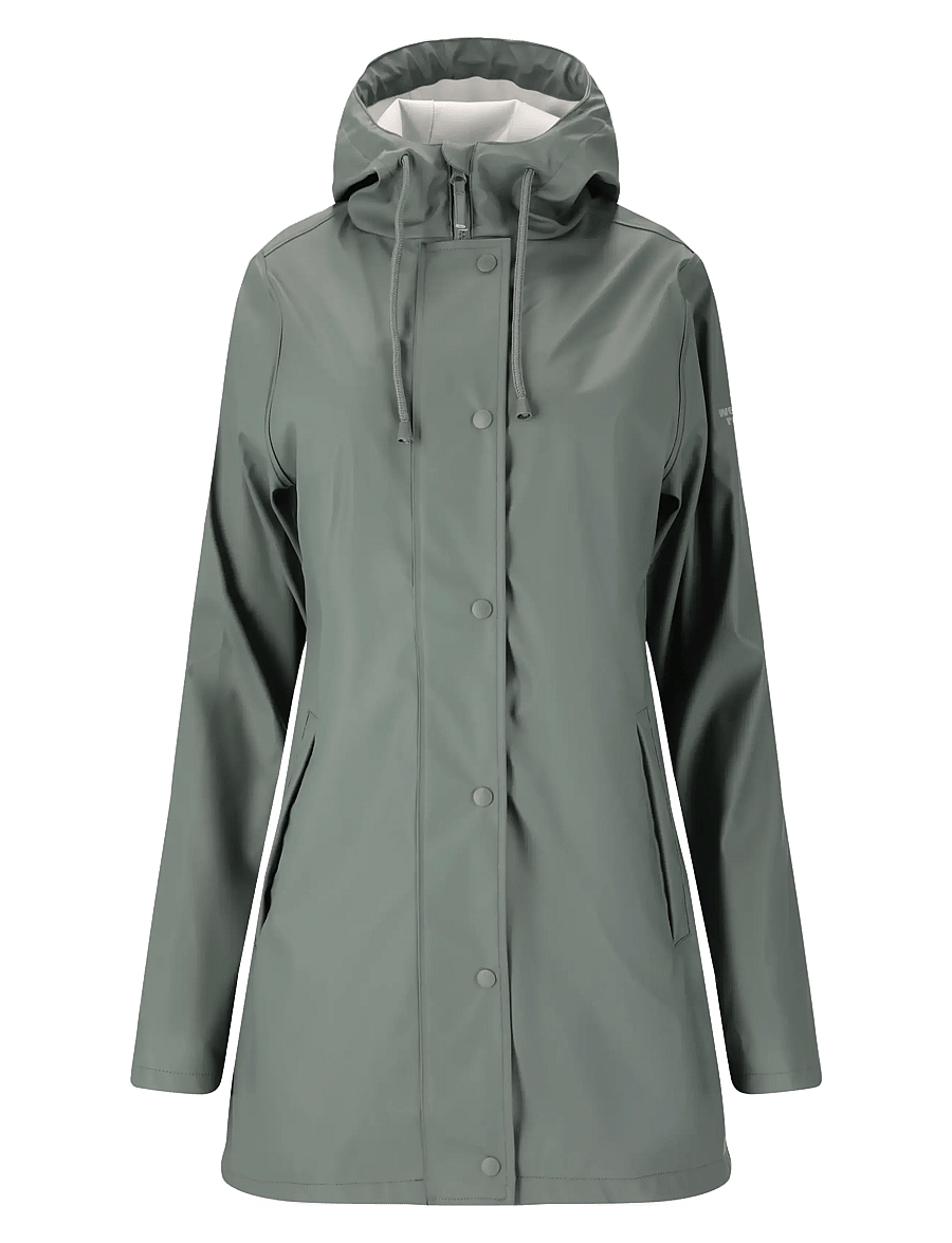 Weather Report - Petra W Rain jacket - ytterkläder - balsam green - 1