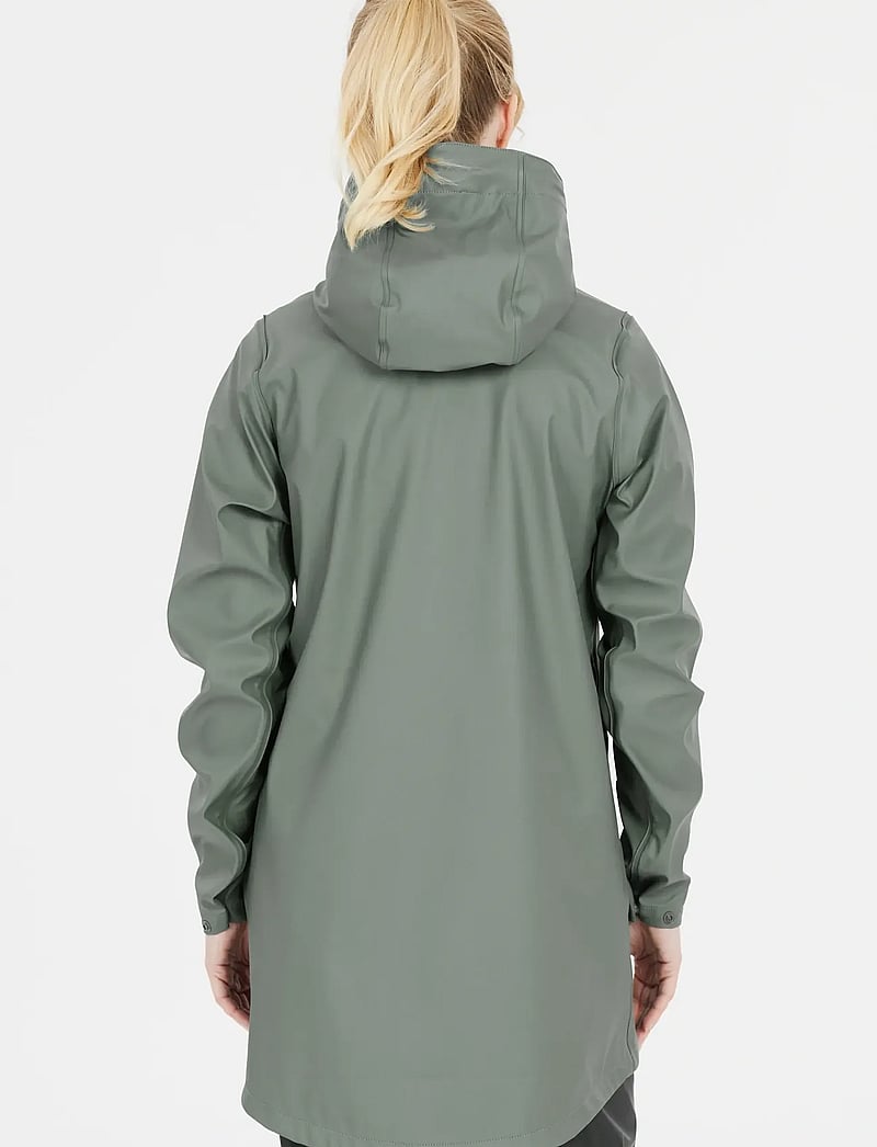 Weather Report - Petra W Rain jacket - outdoor - balsam green - 3