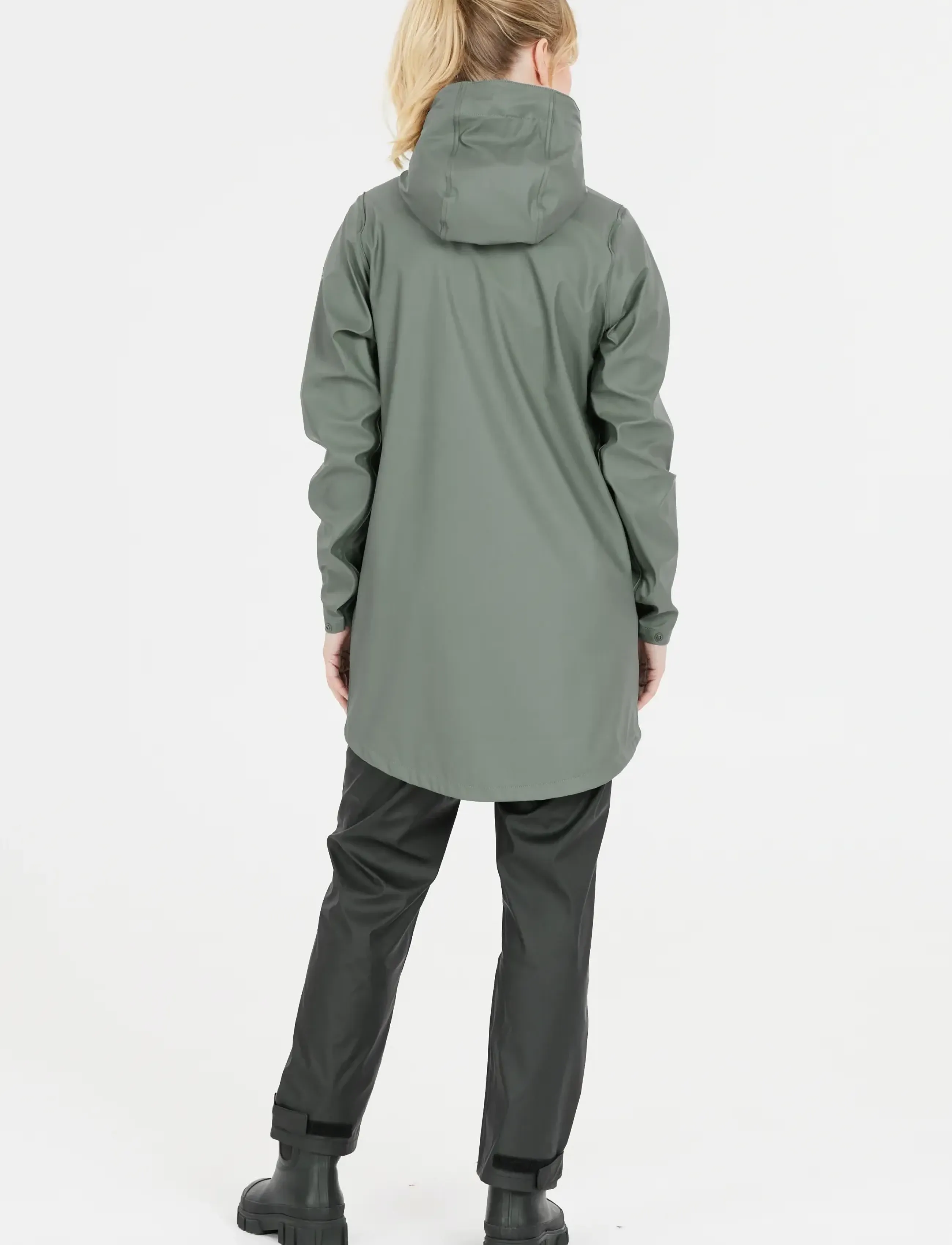 Weather Report - Petra W Rain jacket - ytterkläder - balsam green - 5