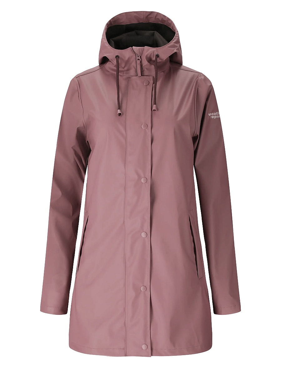 Weather Report - Petra W Rain jacket - ytterkläder - flint - 1