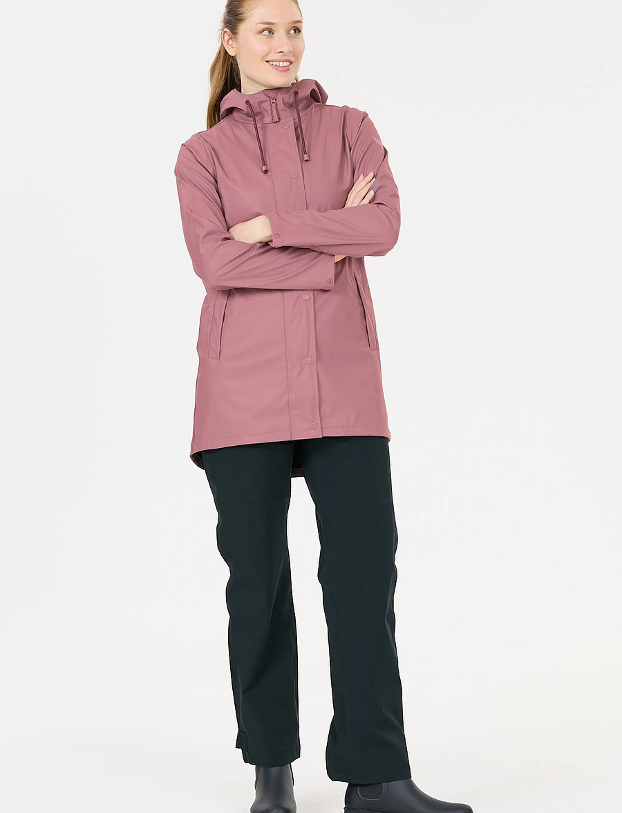 Weather Report - Petra W Rain jacket - ytterkläder - flint - 0