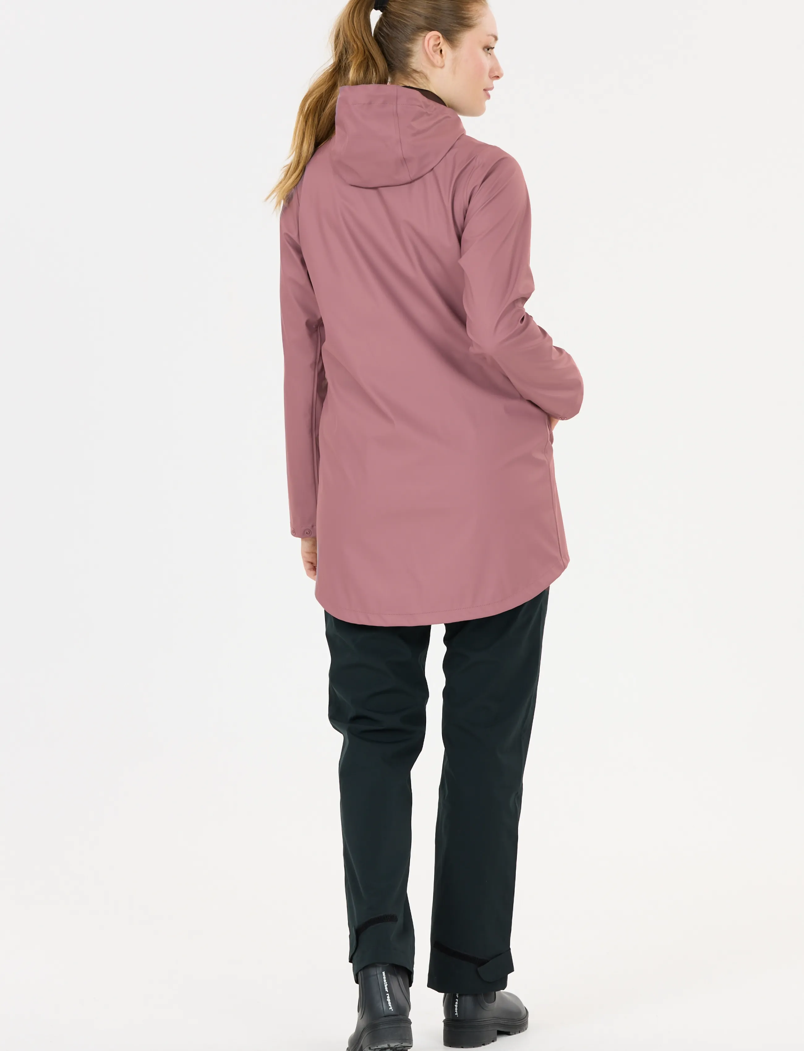 Weather Report - Petra W Rain jacket - ytterkläder - flint - 3