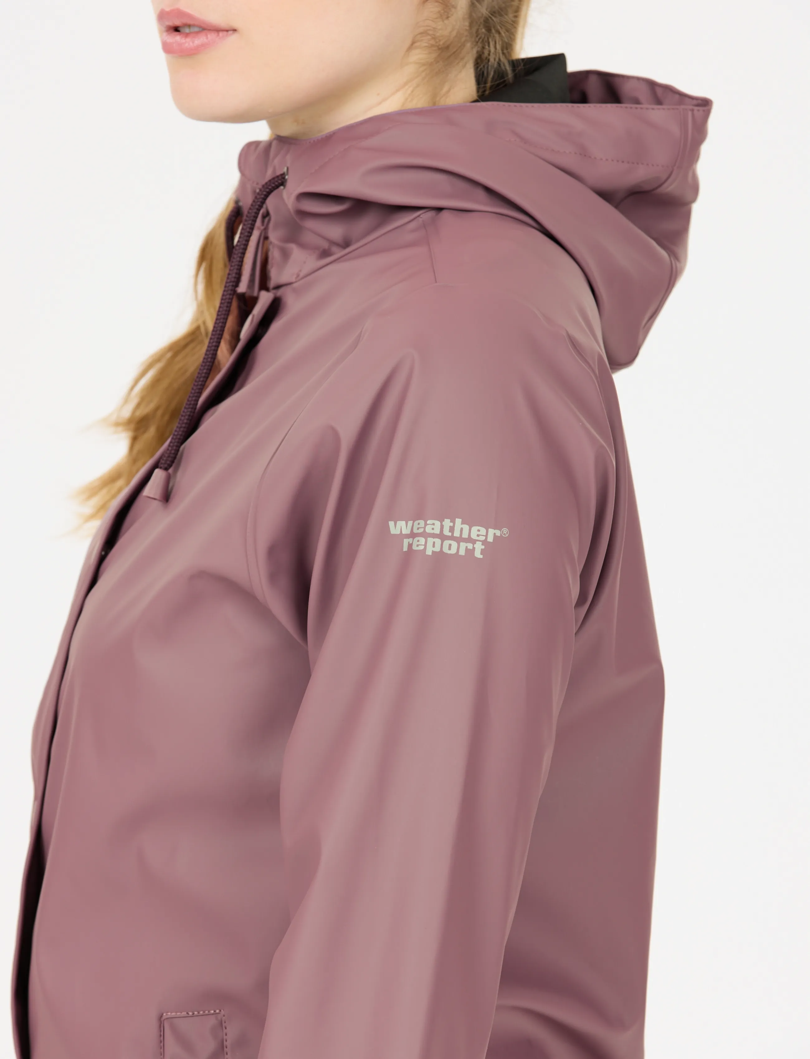 Weather Report - Petra W Rain jacket - ytterkläder - flint - 4