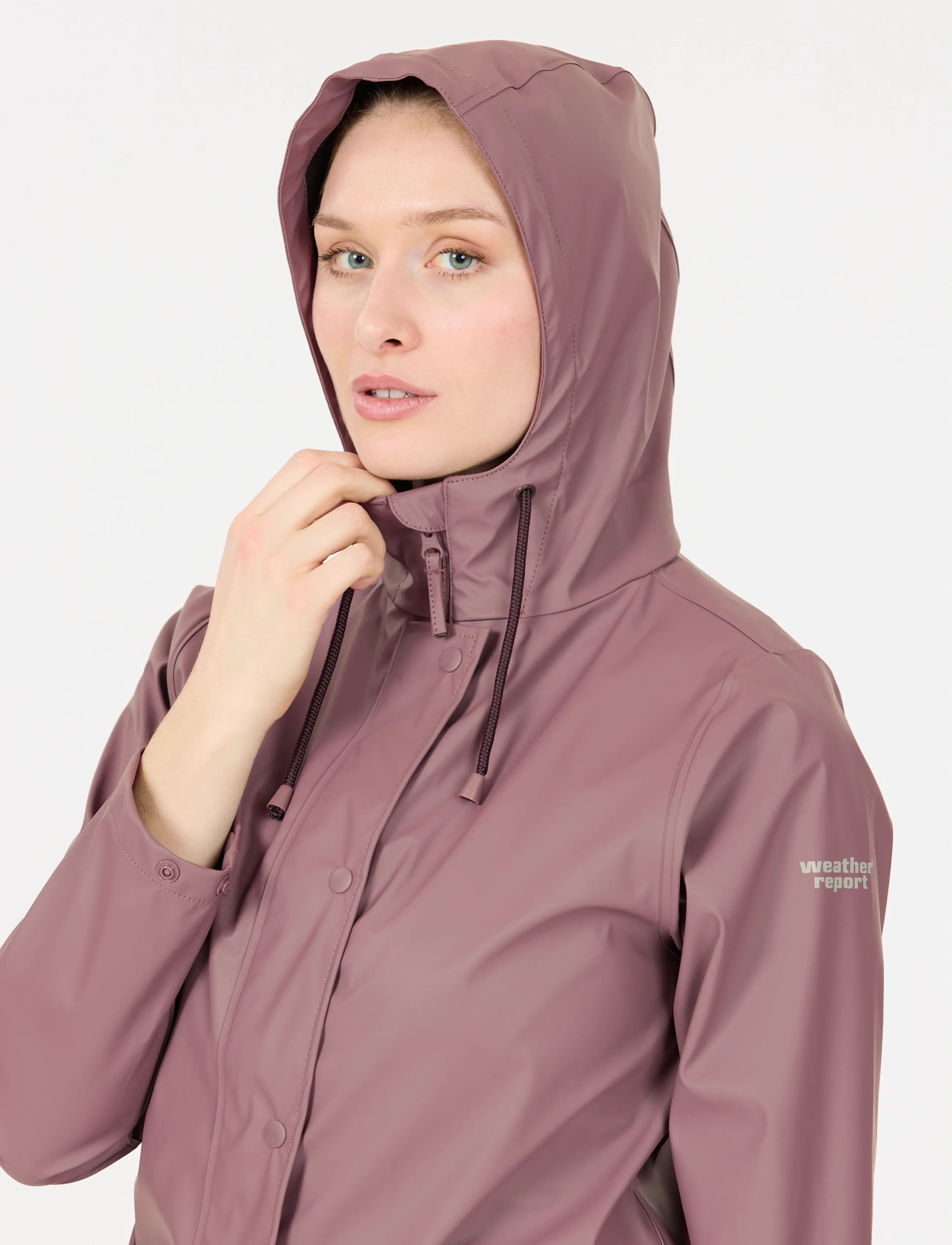 Weather Report - Petra W Rain jacket - ytterkläder - flint - 5