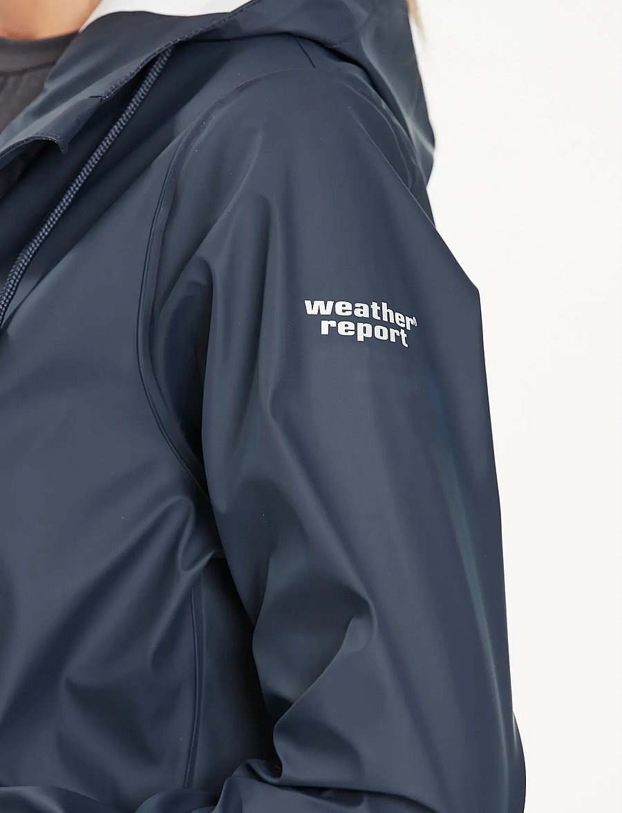 Weather Report - Petra W Rain jacket - ytterkläder - navy - 5