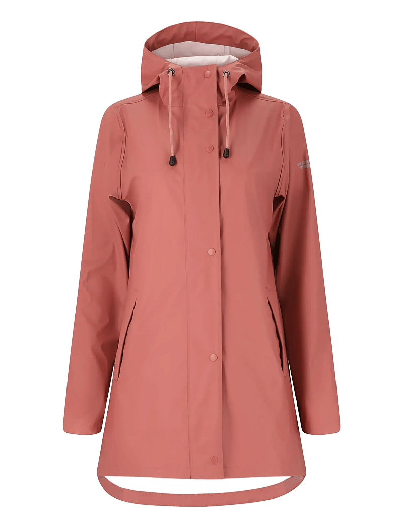 Weather Report - Petra W Rain jacket - outdoor - withered rose - 1