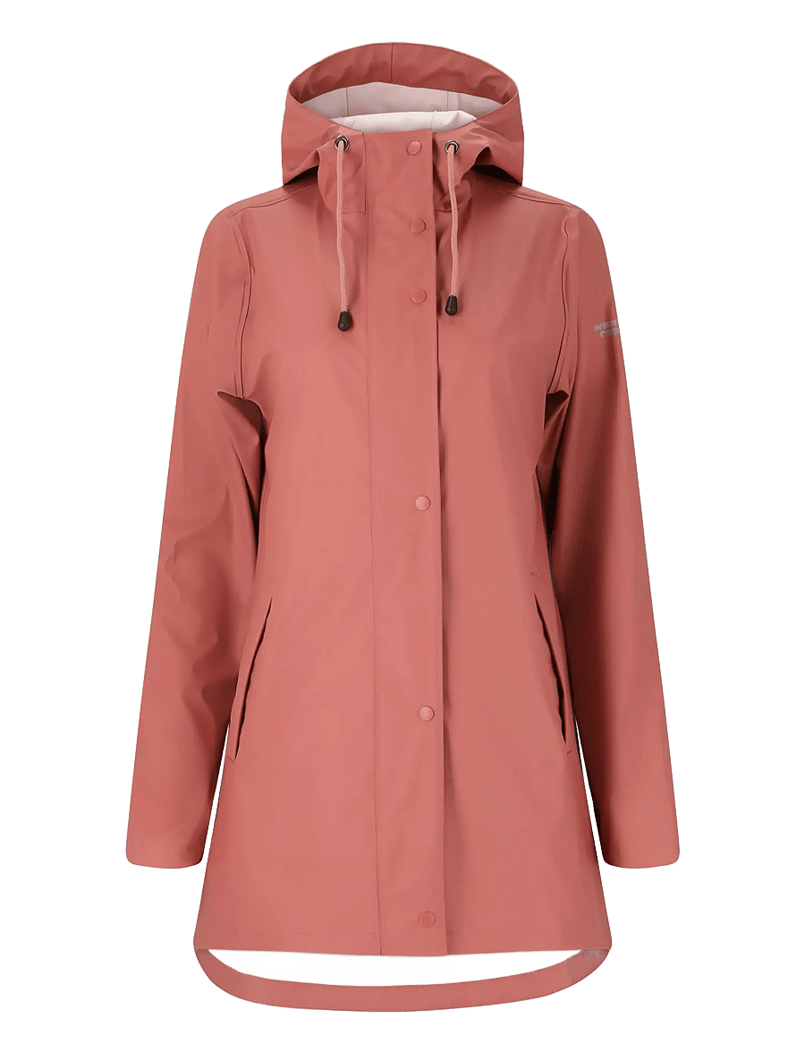 Weather Report - Petra W Rain jacket - outdoor - withered rose - 1
