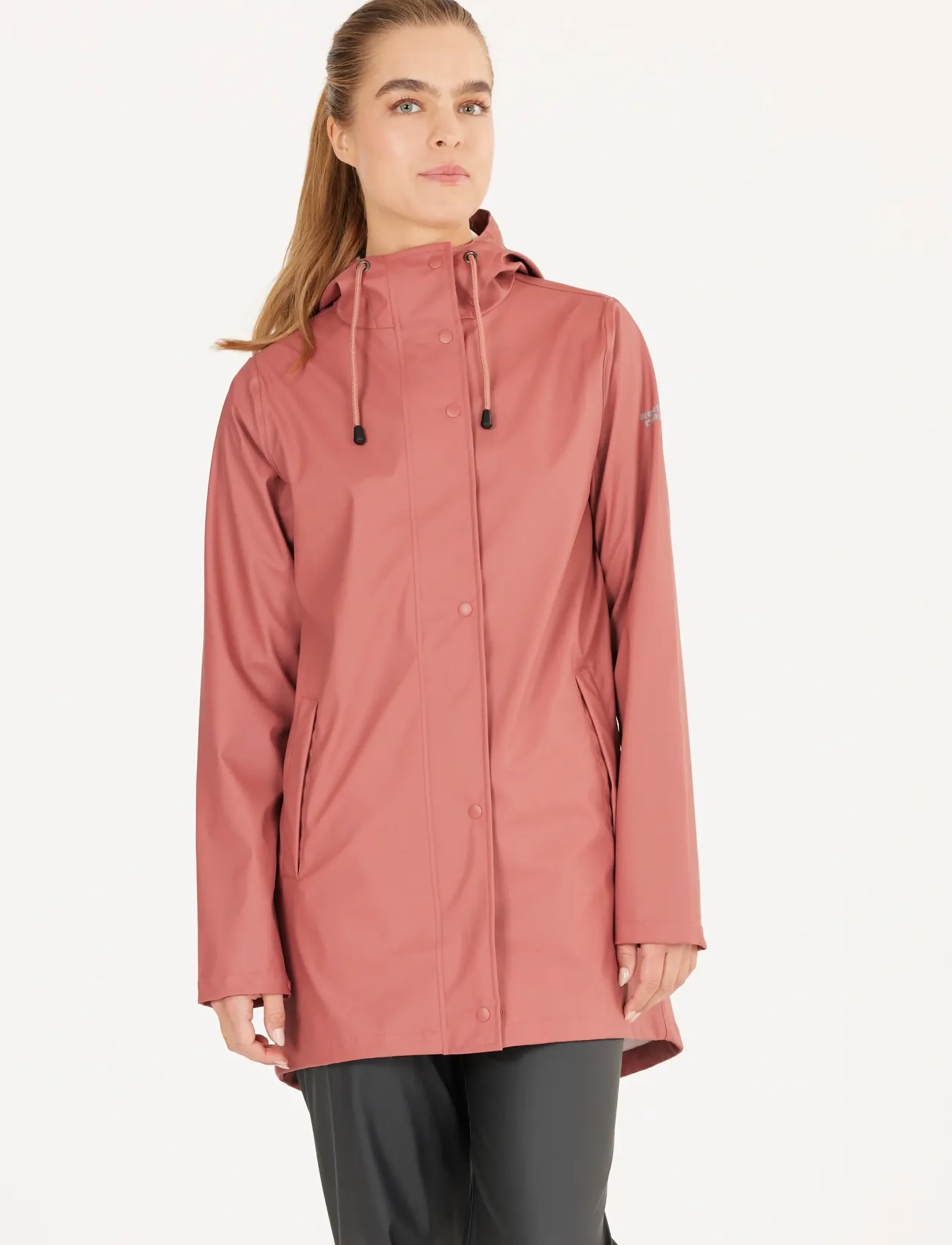 Weather Report Petra W Rain Jacket, 42, Pink, Regntøj > Regnfrakker, Dame