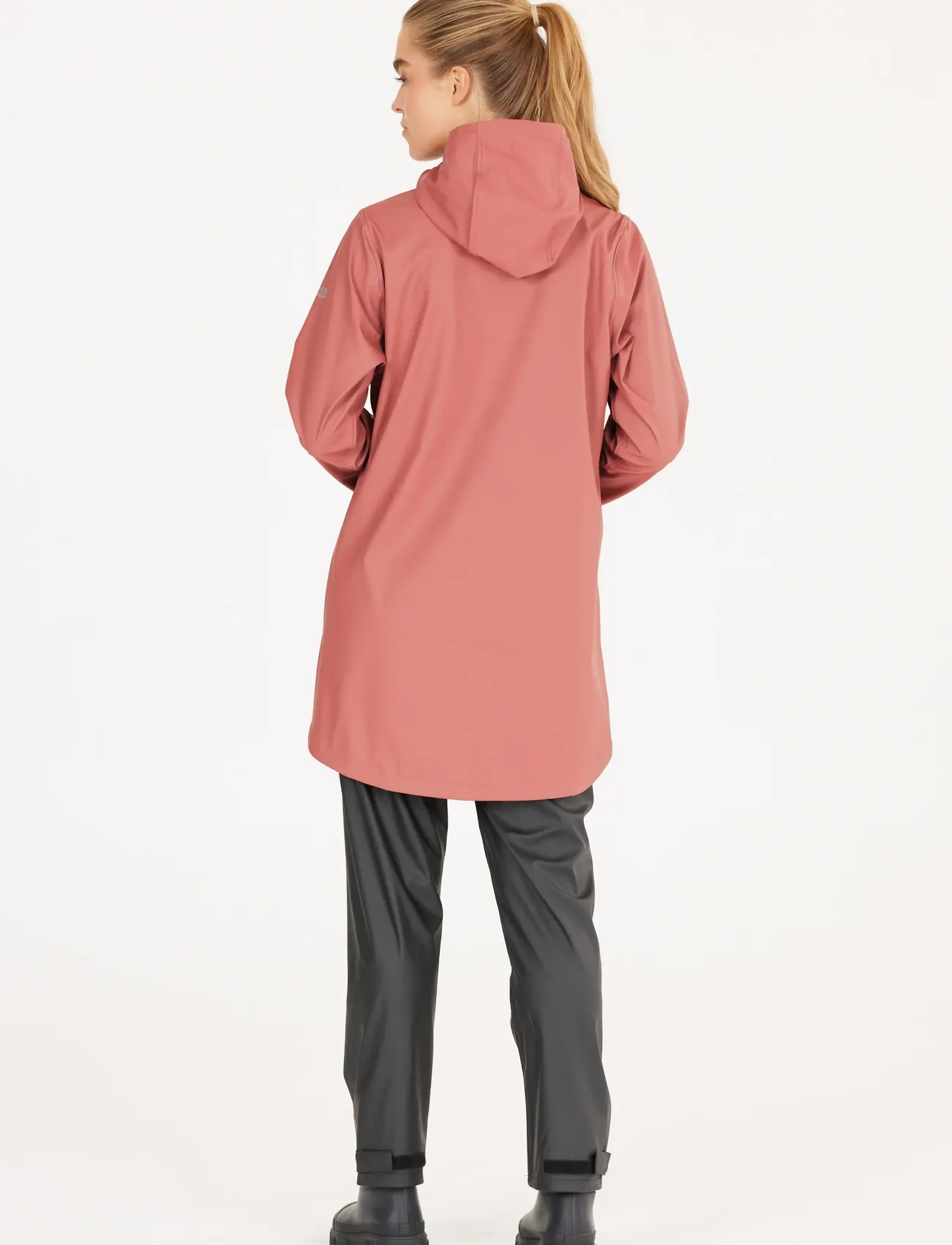 Weather Report - Petra W Rain jacket - outdoor - withered rose - 5